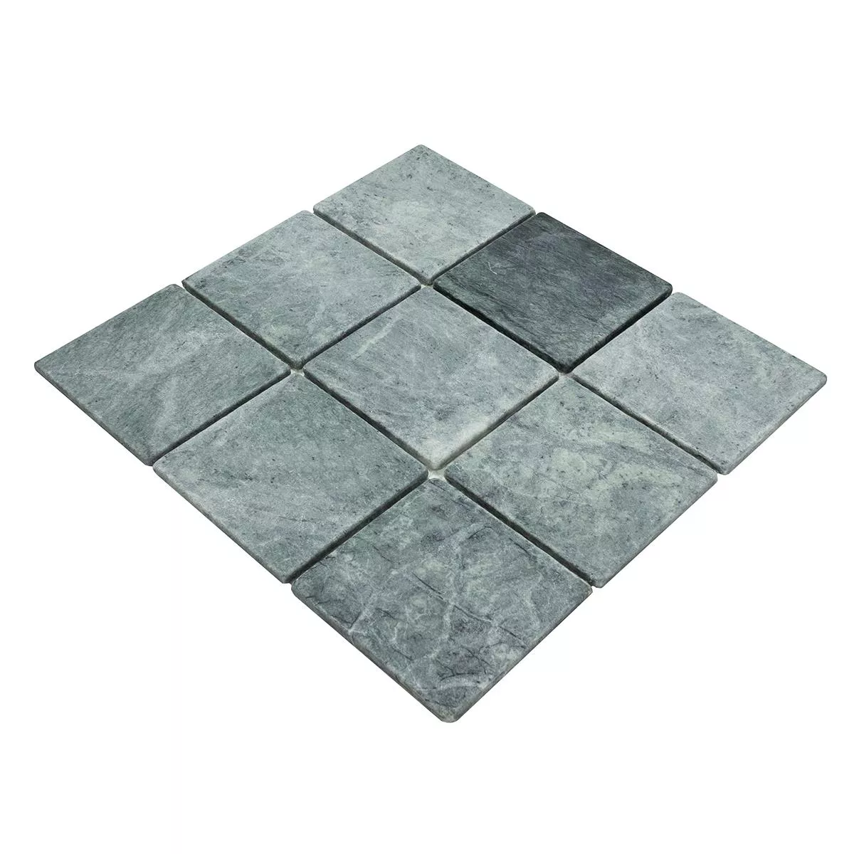 Campione Mosaico Marmo 98x98x8mm Verde