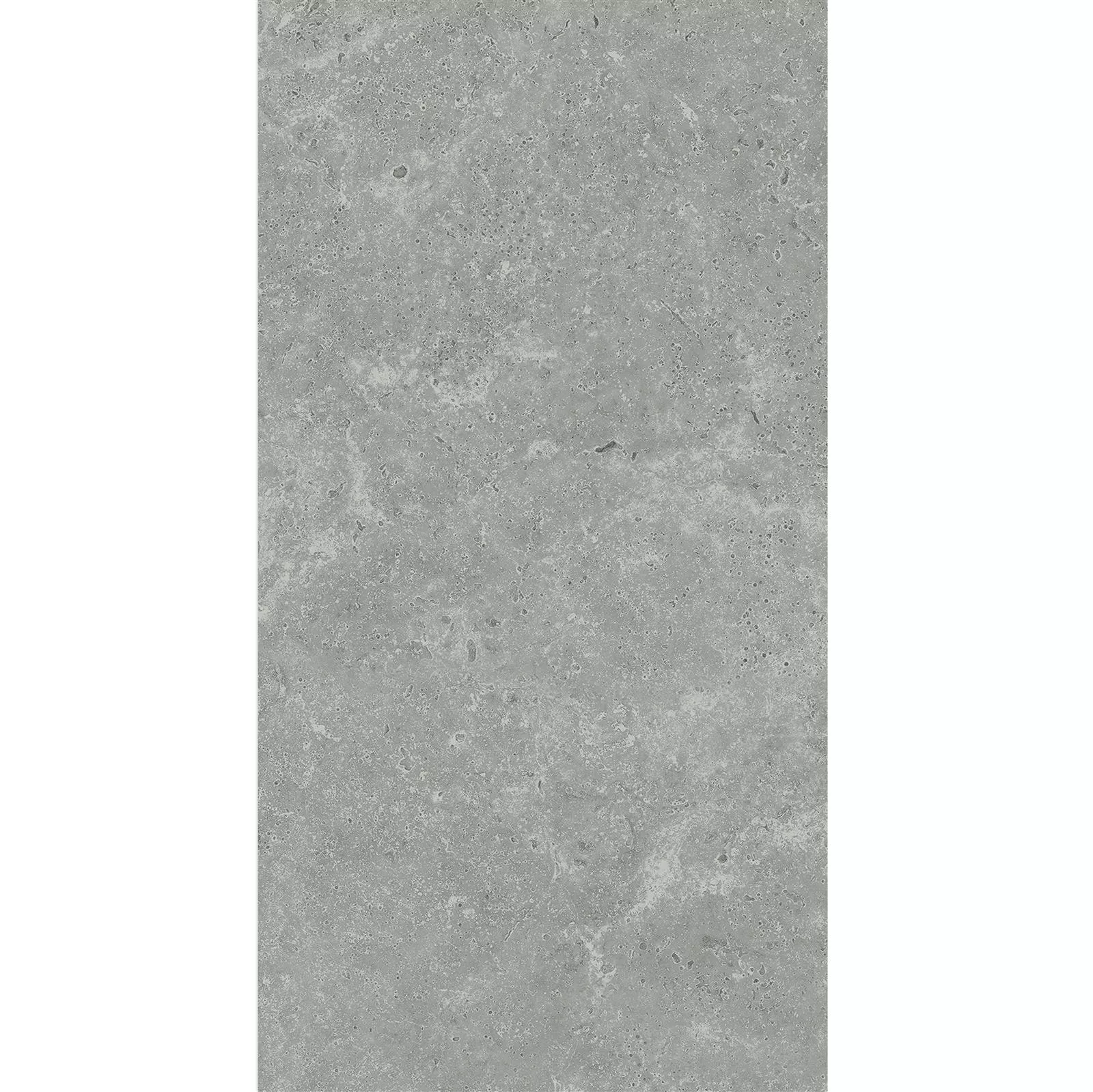 Muster Terrassenplatten Corroy Grau 45x90x2cm