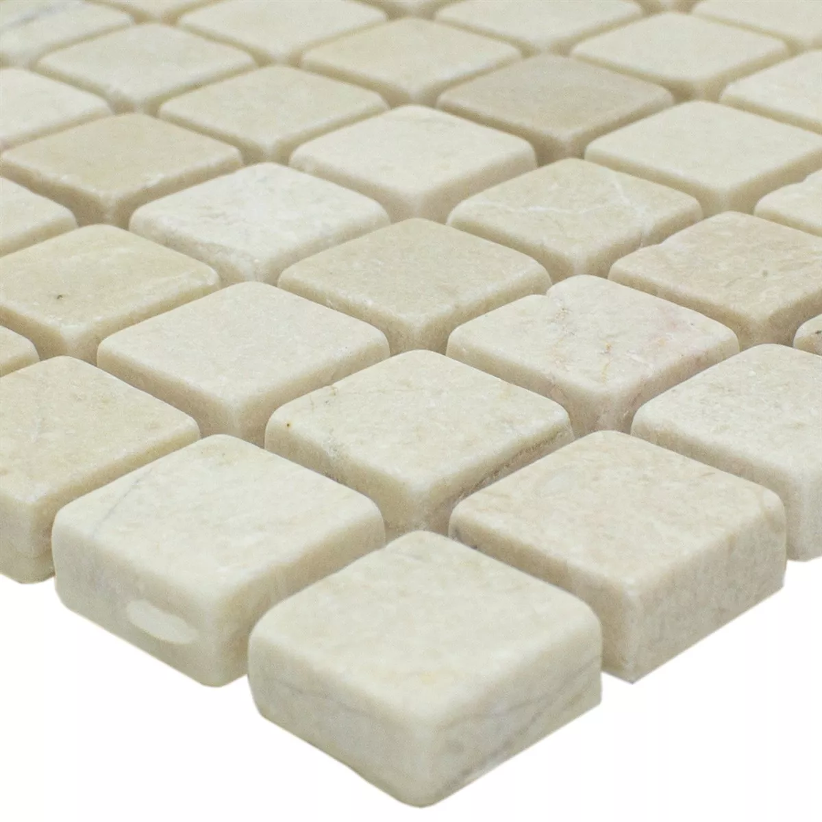 Échantillon Mosaïque Carrelage Acropol Botticino Blanc