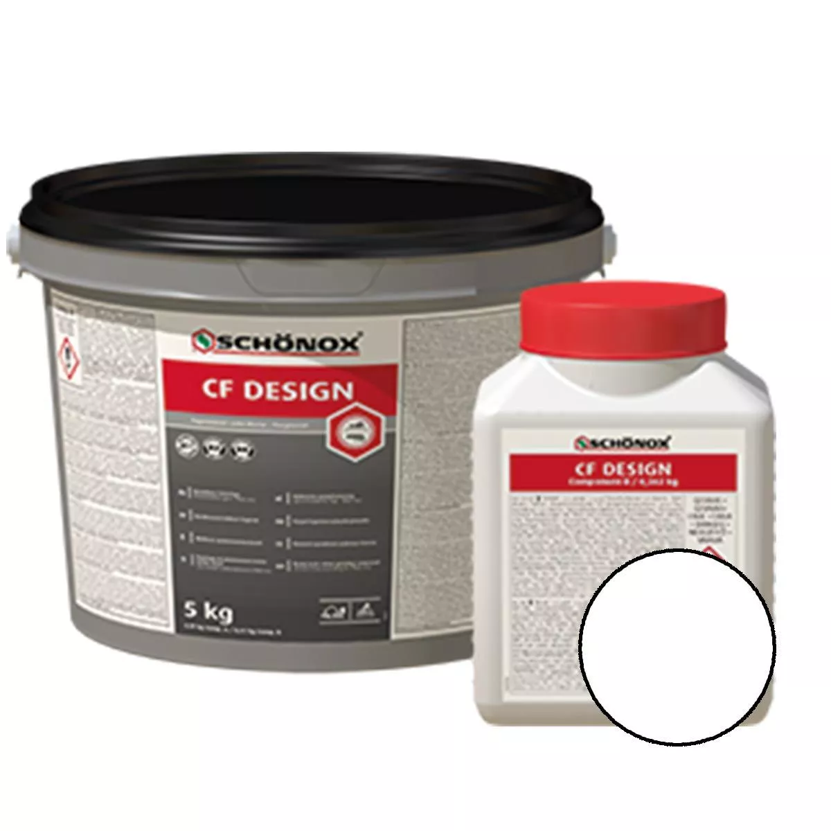 Fugenmörtel Schönox CF Design Epoxidharz Colorfuge Weiß  5 Kg Fugenmörtel Schönox CF Design Epoxidharz Colorfuge Weiß  5 Kg