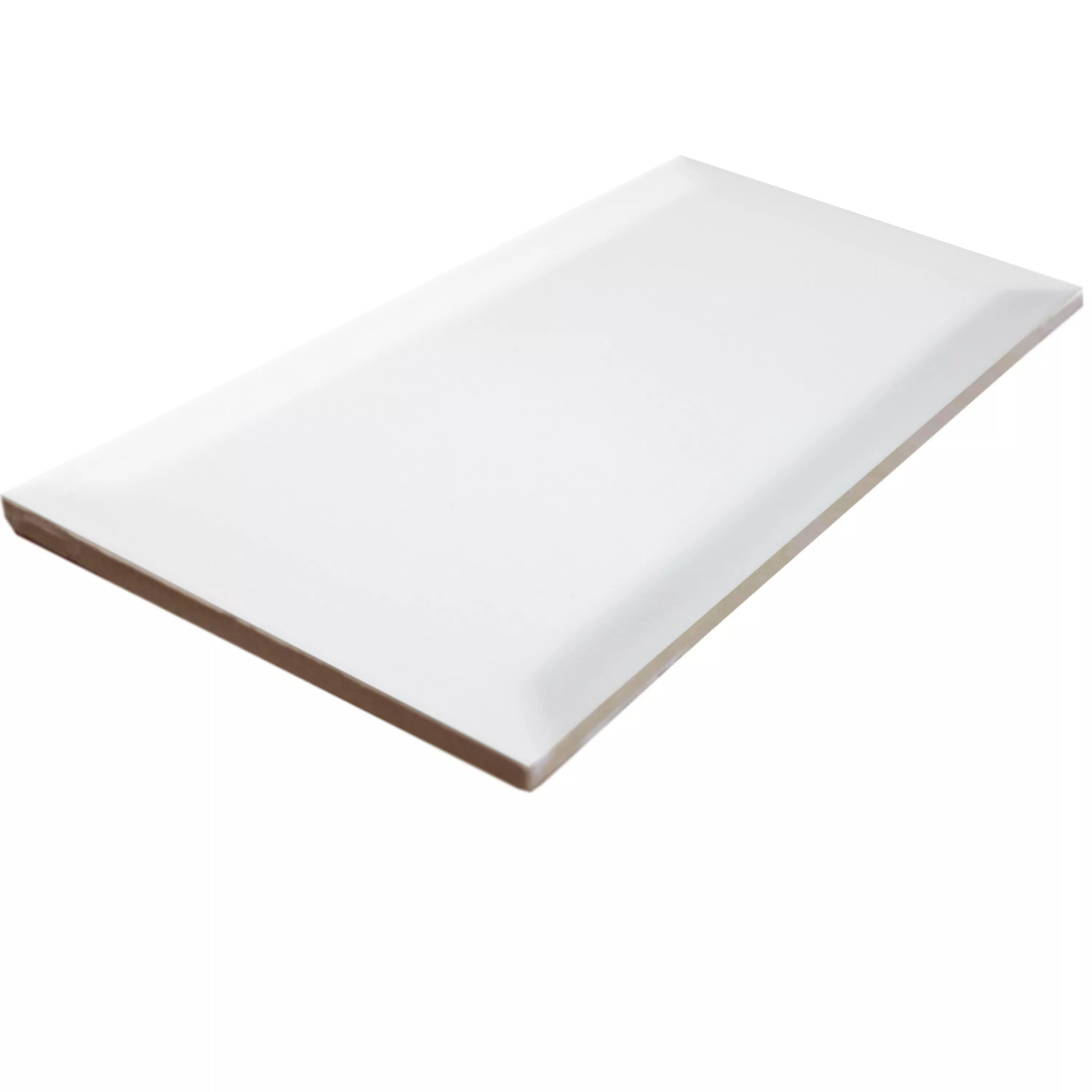 Campione Metro Rivestimenti Bucharest Bianco 10x20cm