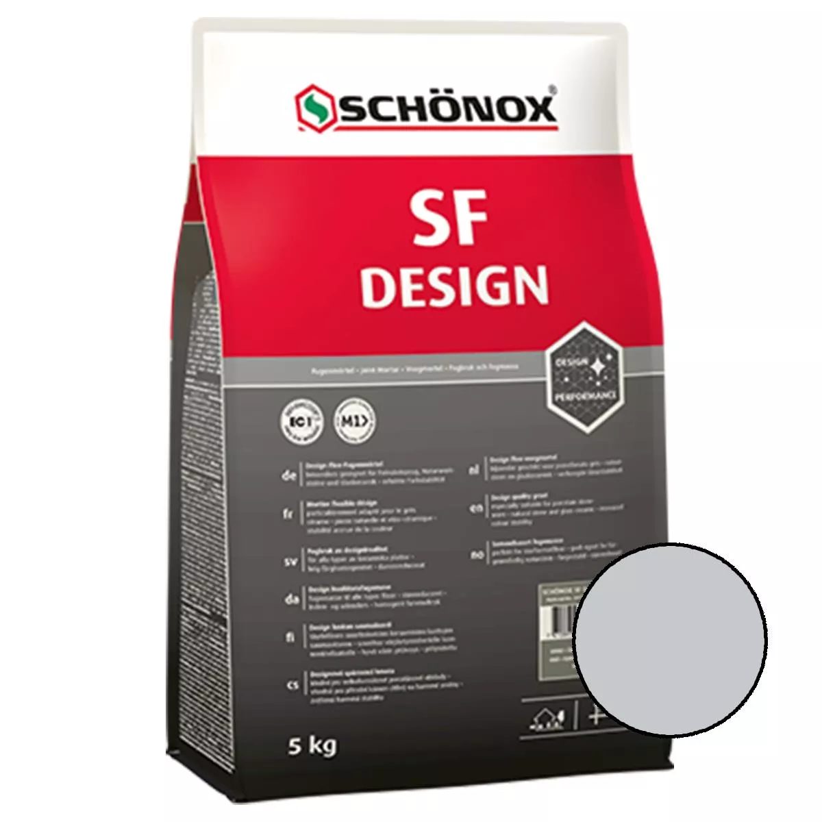 Fugenmörtel Schönox SF Design Silbergrau 5 Kg