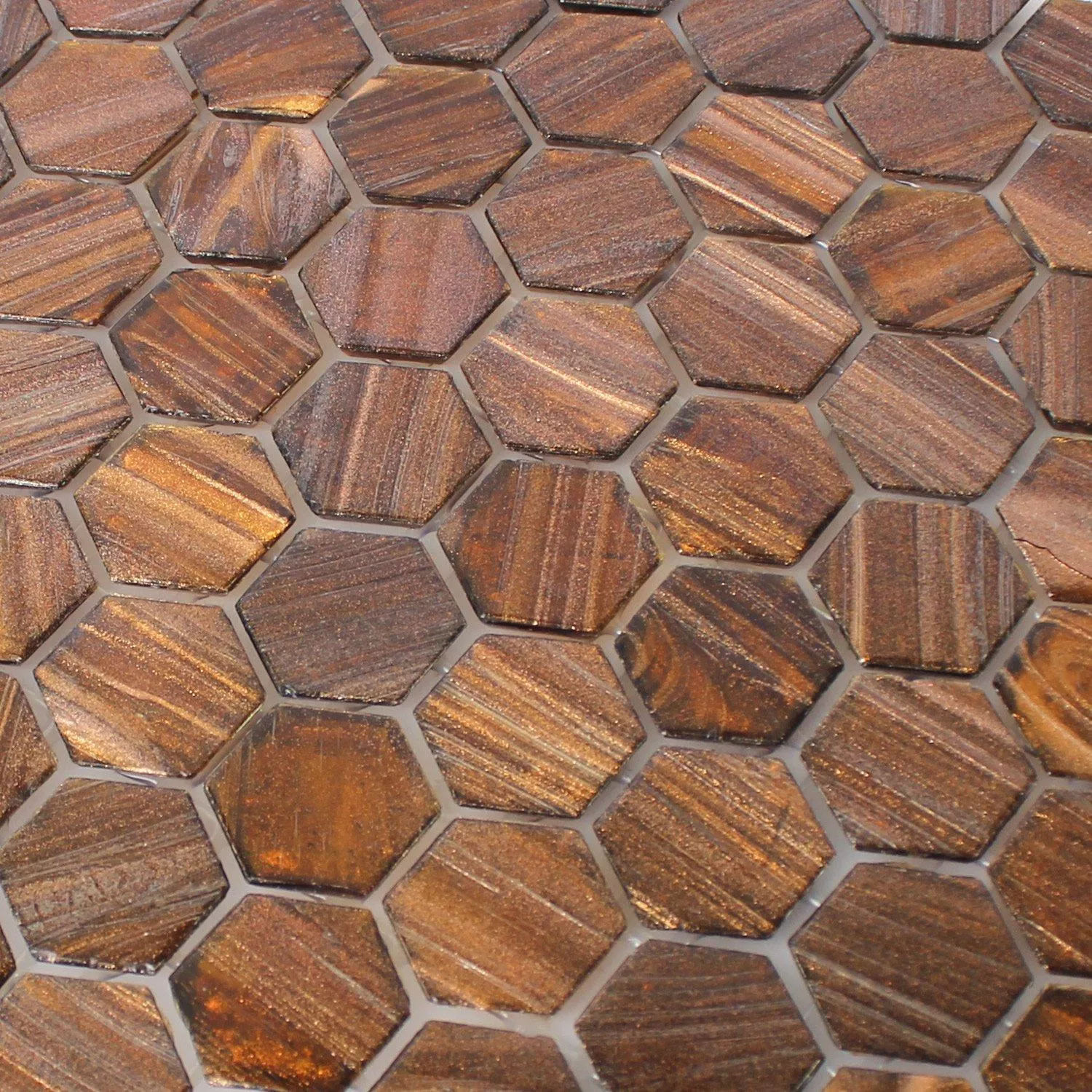 Mosaikfliesen Trend-Vi Glas Hexagonal 270