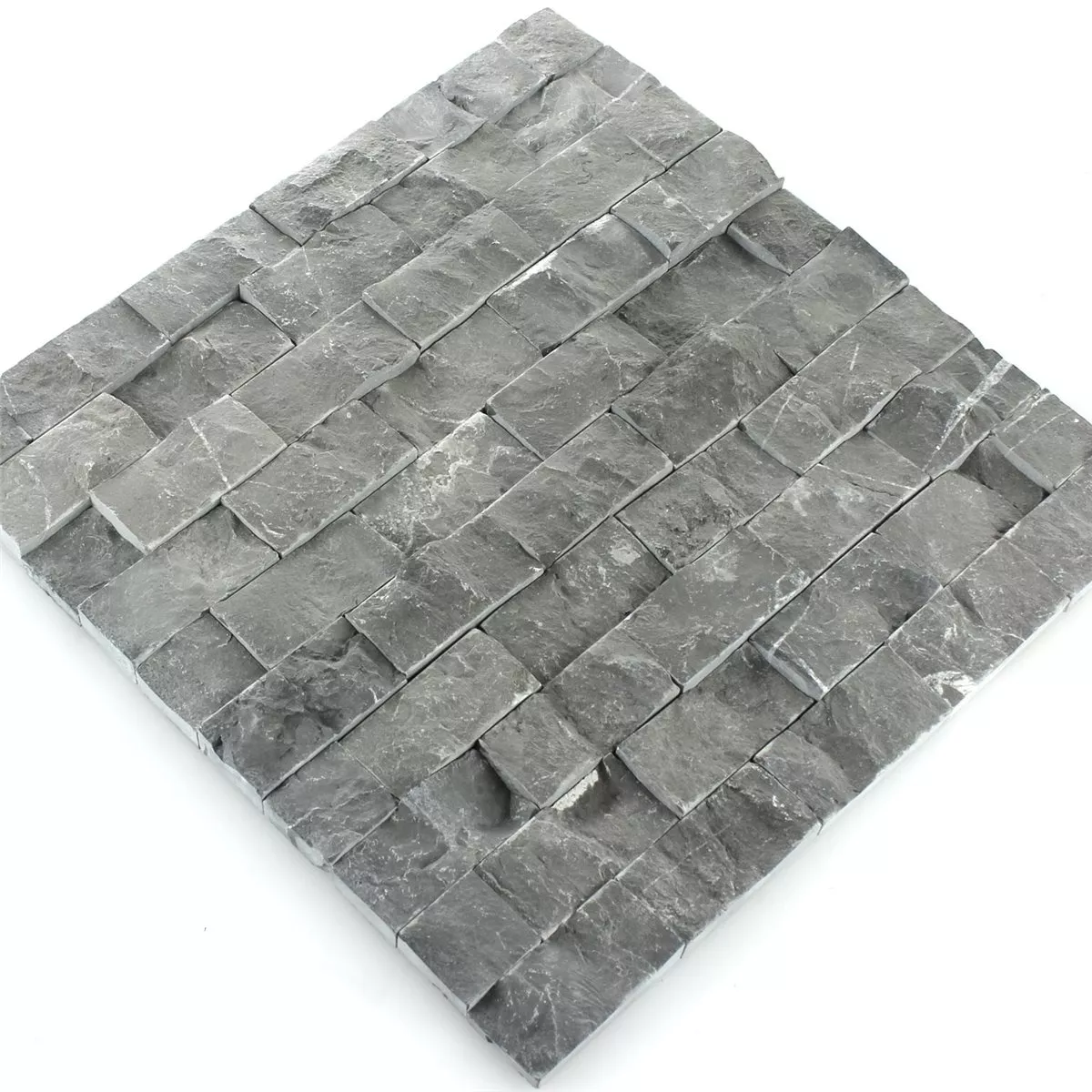 Échantillon Mosaïque Ardoise Bricks Anthracite