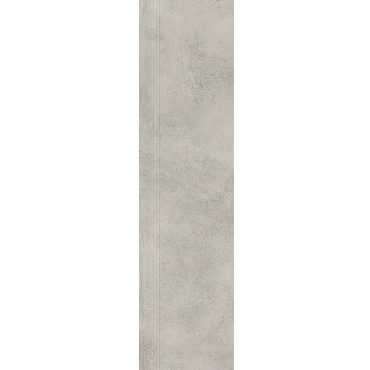 Rillenstufe Belgium Betonoptik Hellgrau 30x120 cm
