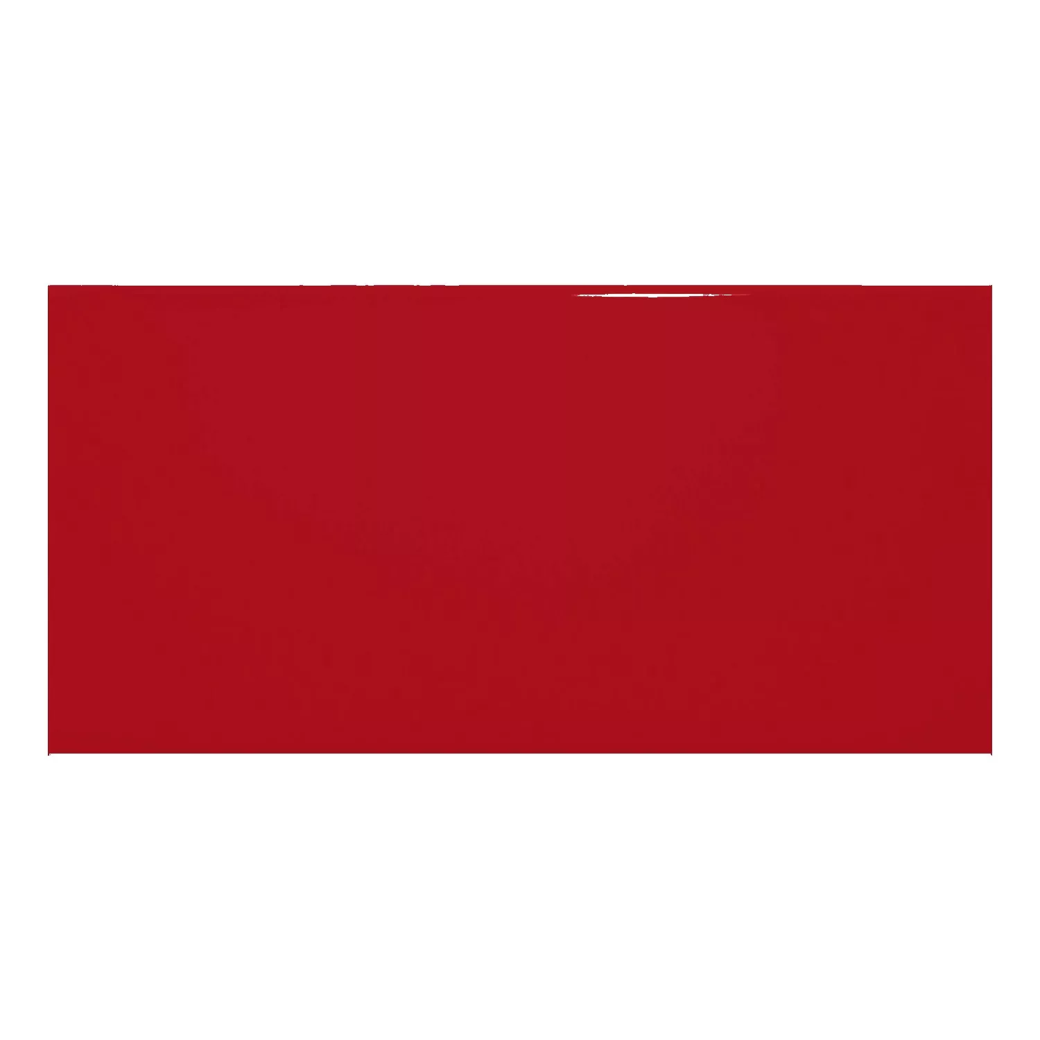 Carrelage métro Rouge Brillant 10x20 cm Sans Facette Avebury Fuego