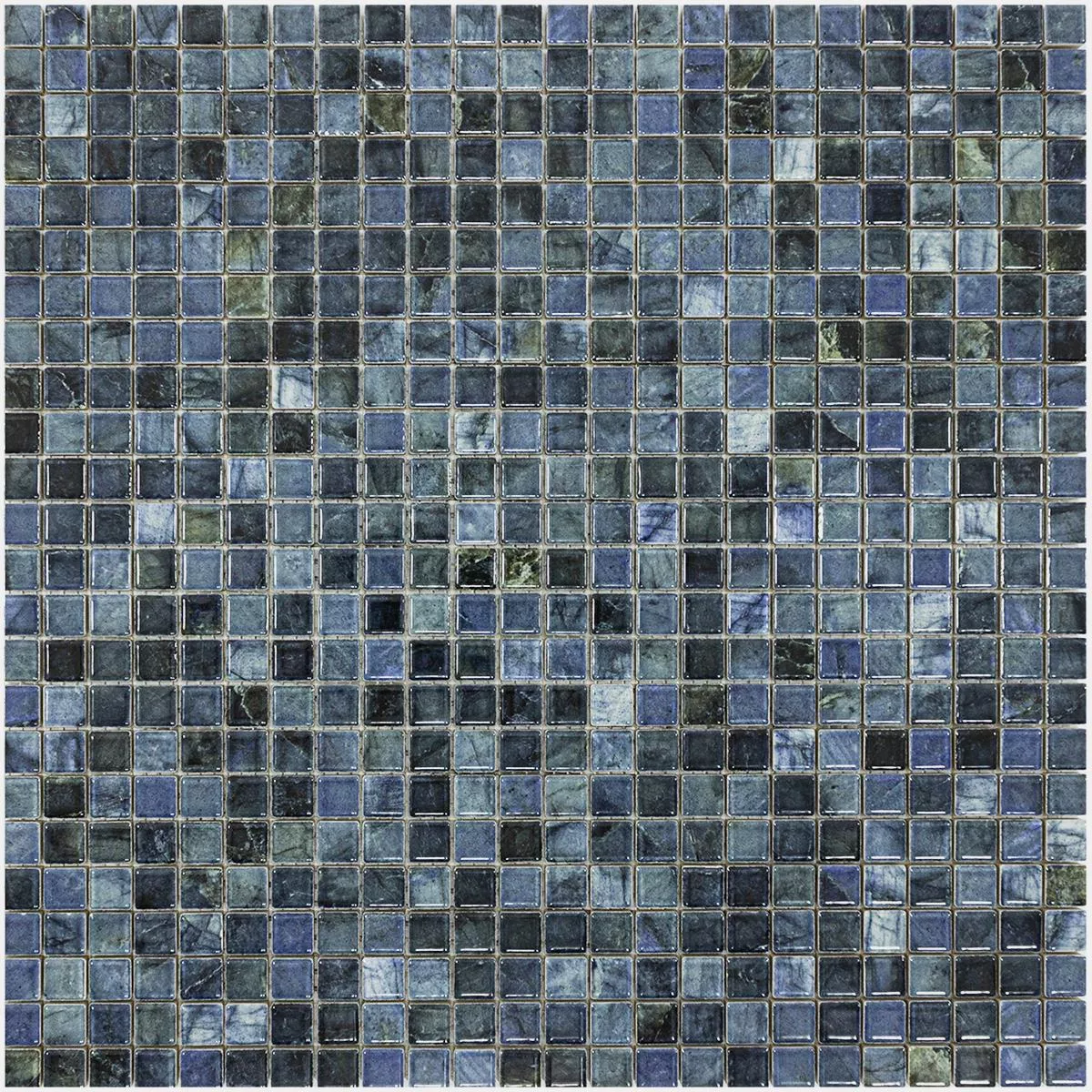 Céramique Mosaïque Carrelage Elysium Marbre Optique Bleu 12