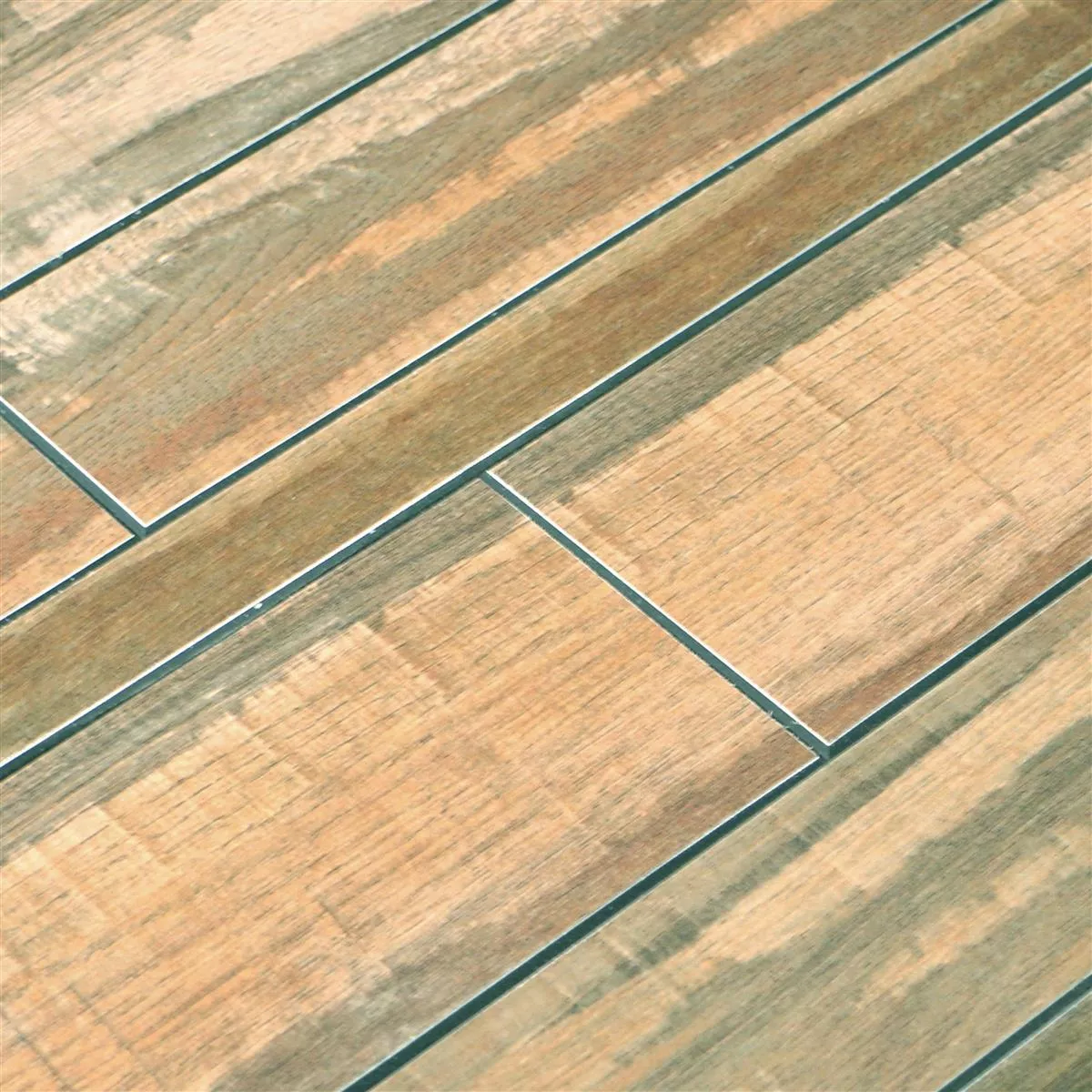 Muster von Holzoptik Mosaikfliesen Richland Selbstklebend Rustik