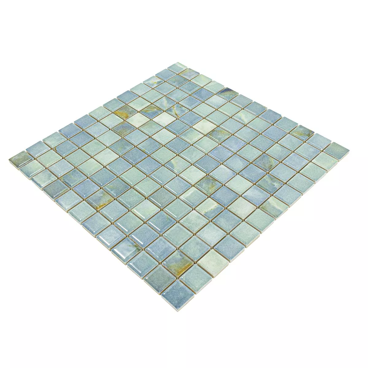 Ceramica Mosaico Piastrelle Elysium Marmo Ottica Cielo Blu 23