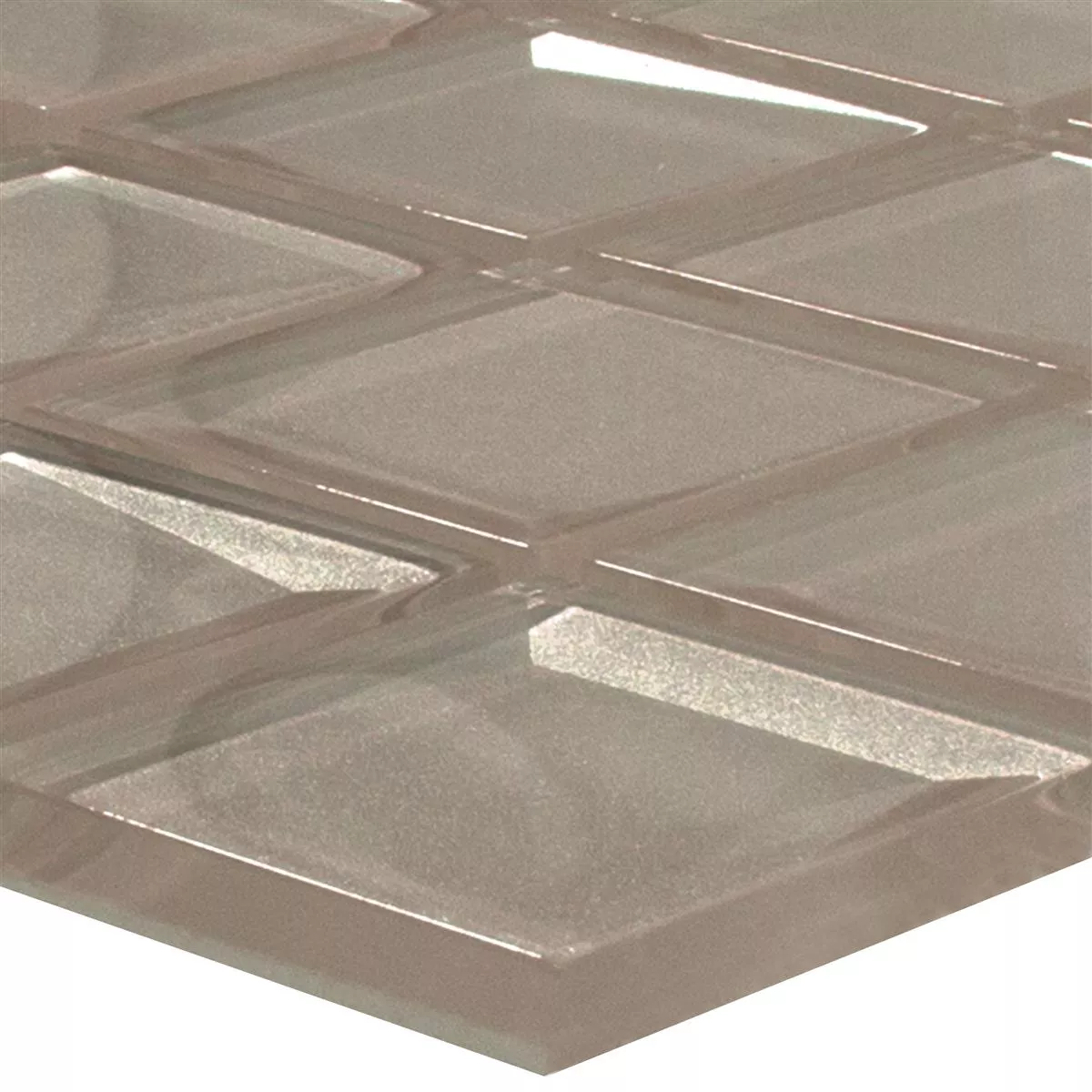 Glasmosaik Fliesen Venedig 3D Beige