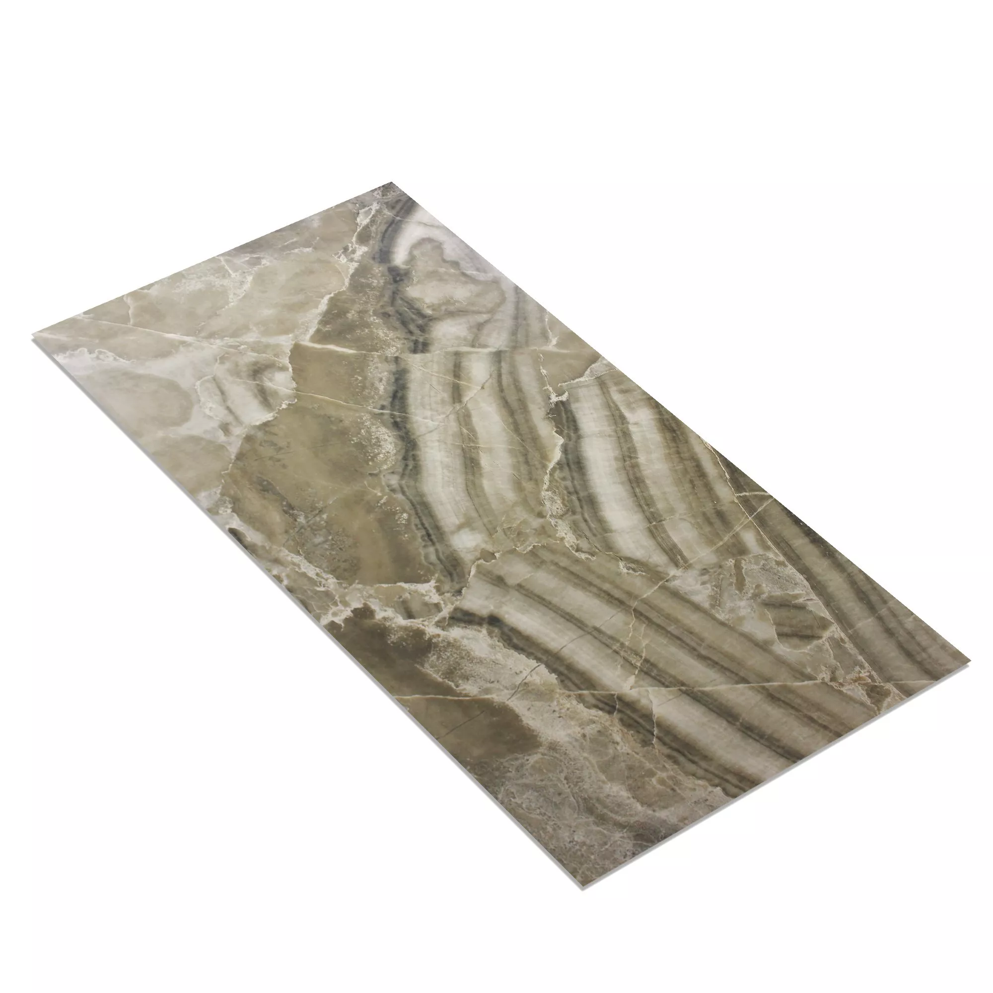 Muster Bodenfliese Millow Marmoriert Poliert Crema 60x120cm