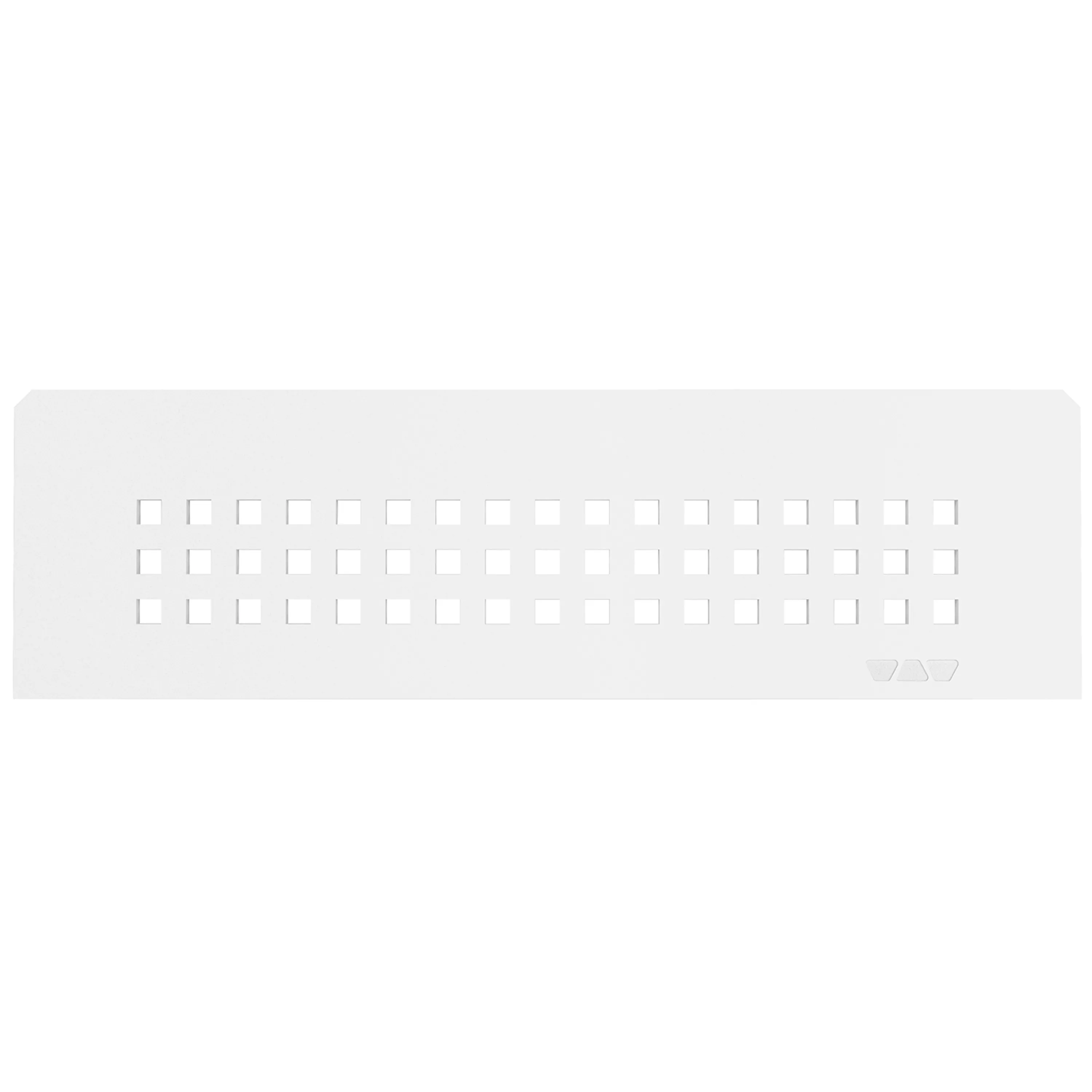 Nischen Wandablage Schlüter Rechteck 30x8,7cm Square Weiß