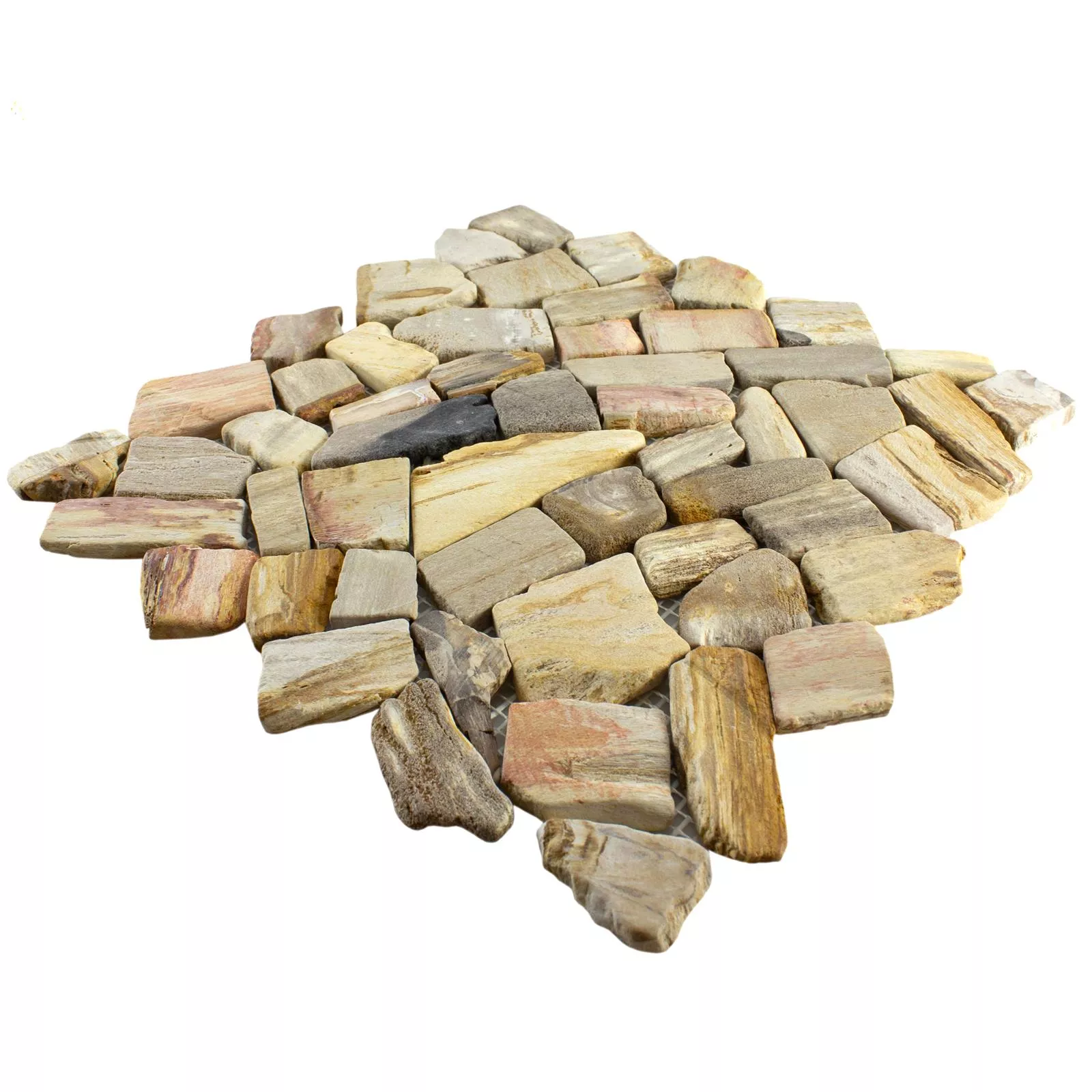 Marmo Rotte Mosaico Erdenet Marrone Beige