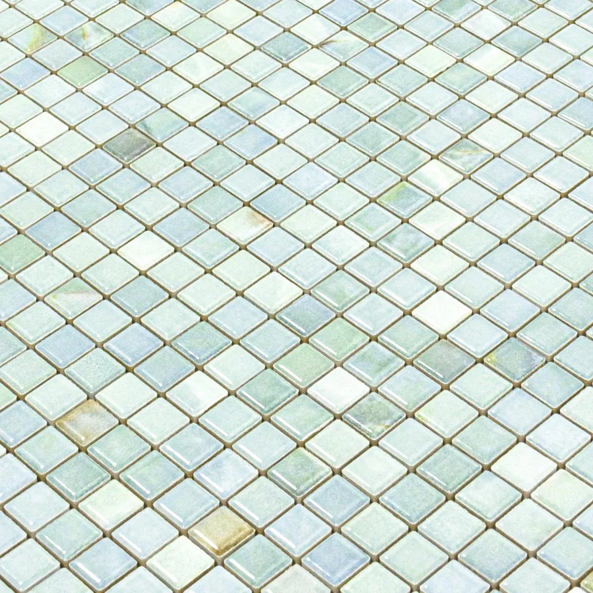 Céramique Mosaïque Carrelage Elysium Marbre Optique Bleu Ciel 12