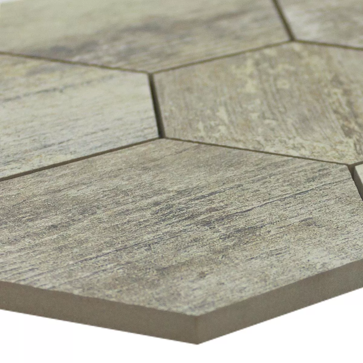 Feinsteinzeug Mosaikfliesen Hexagon Straubing Beige Feinsteinzeug Mosaikfliesen Hexagon Straubing Beige