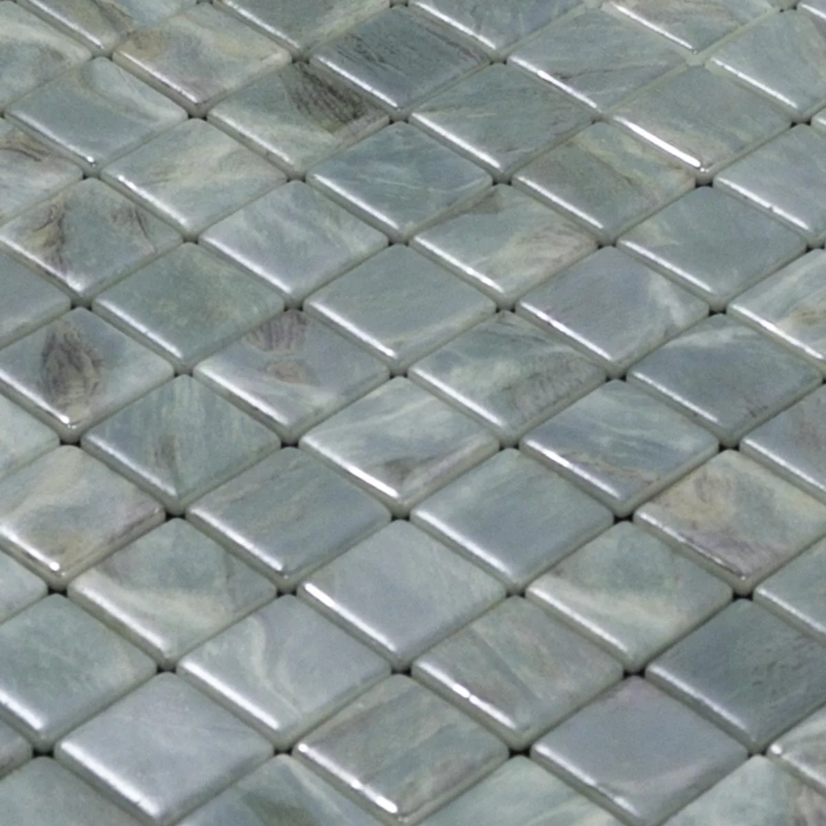 Vetro Piscina Mosaico Alassio Grigio 25