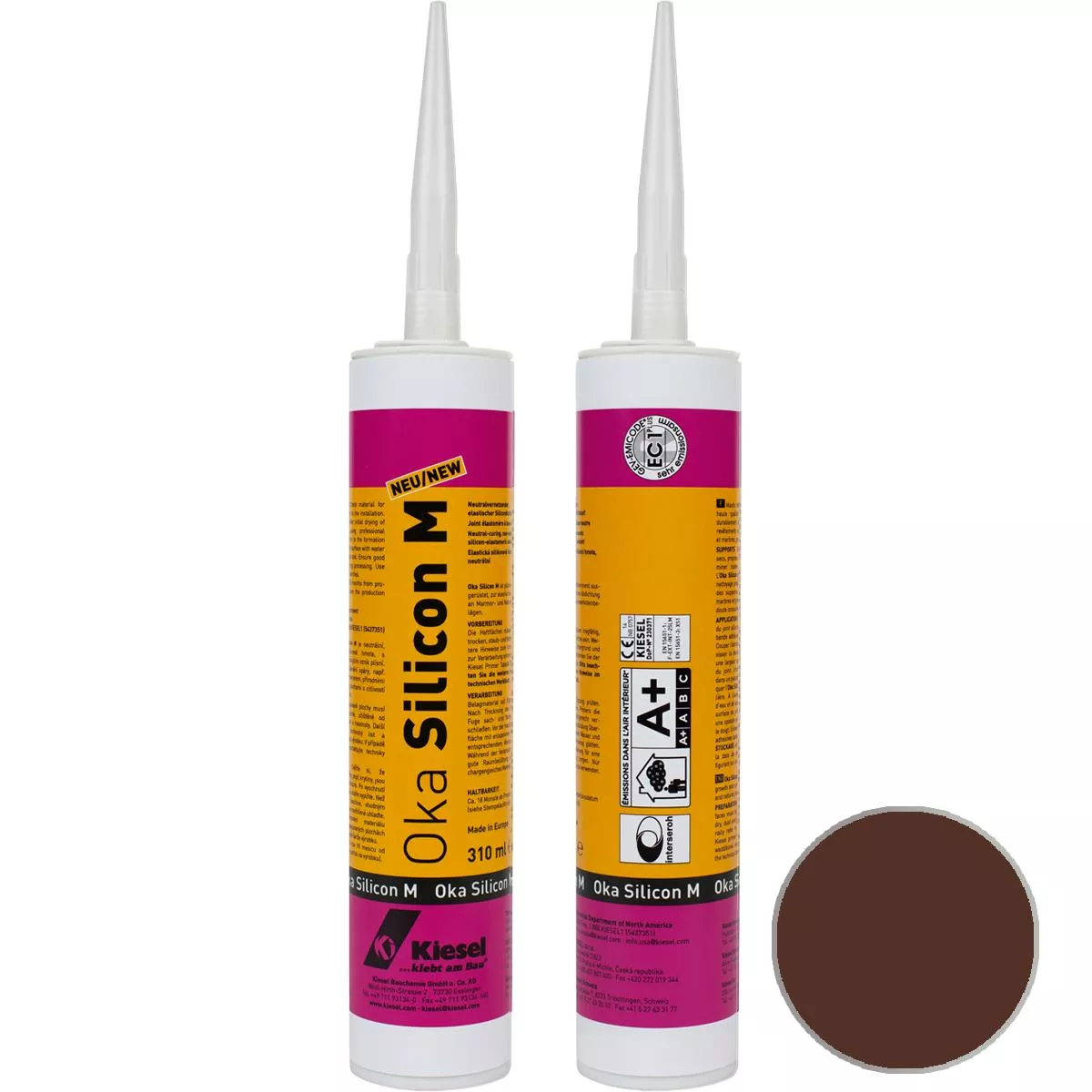 OKA SILICON M joint silicone pierre naturelle Bali marron 310 ml