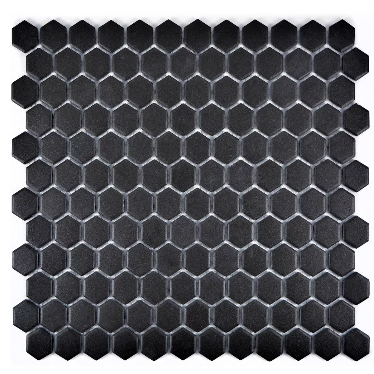 Ceramica Mosaico Hexagon Zeinal Non Smaltato Nero R10B