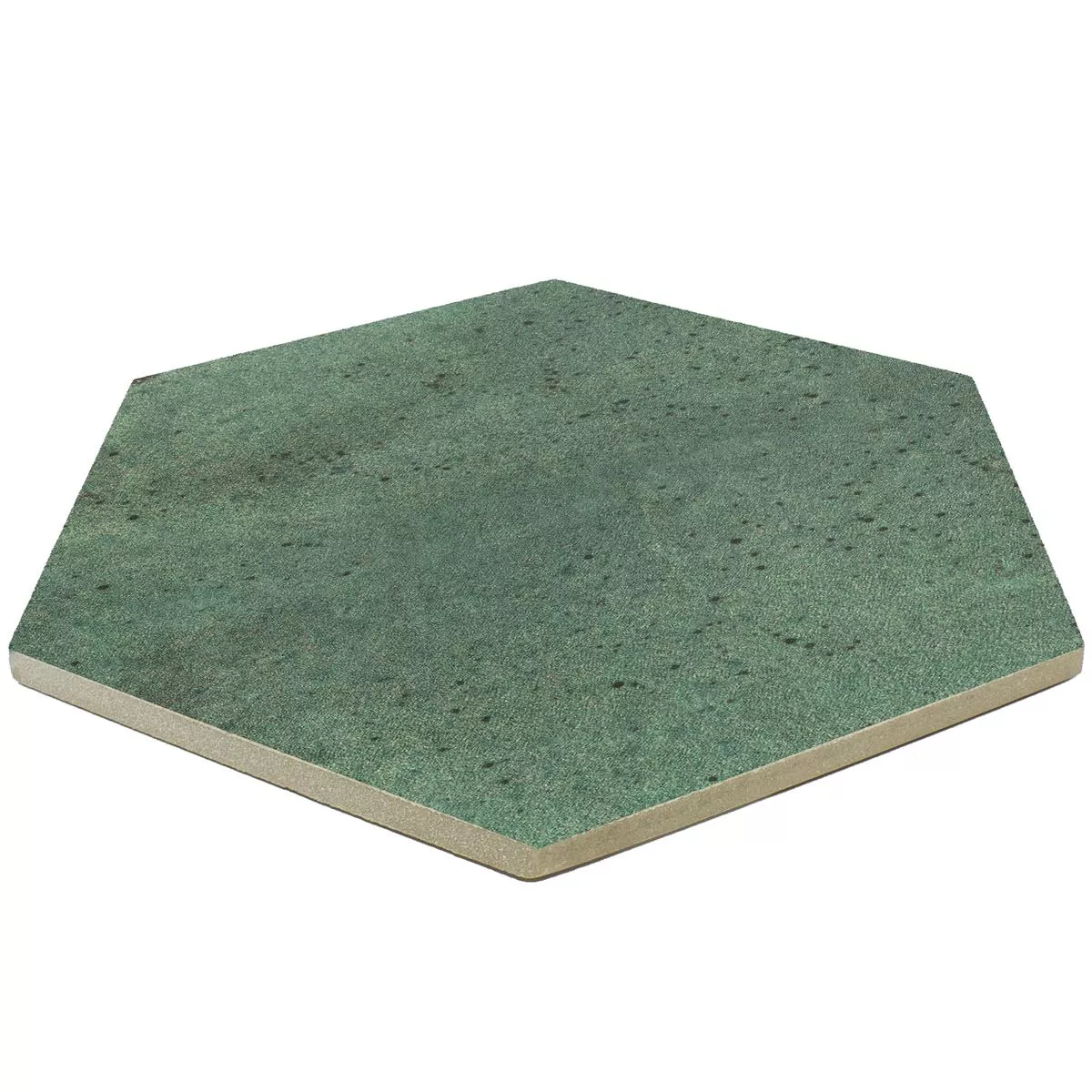 Piastrelle Arosa Opaco Esagono Verde Smeraldo 17,3x15cm