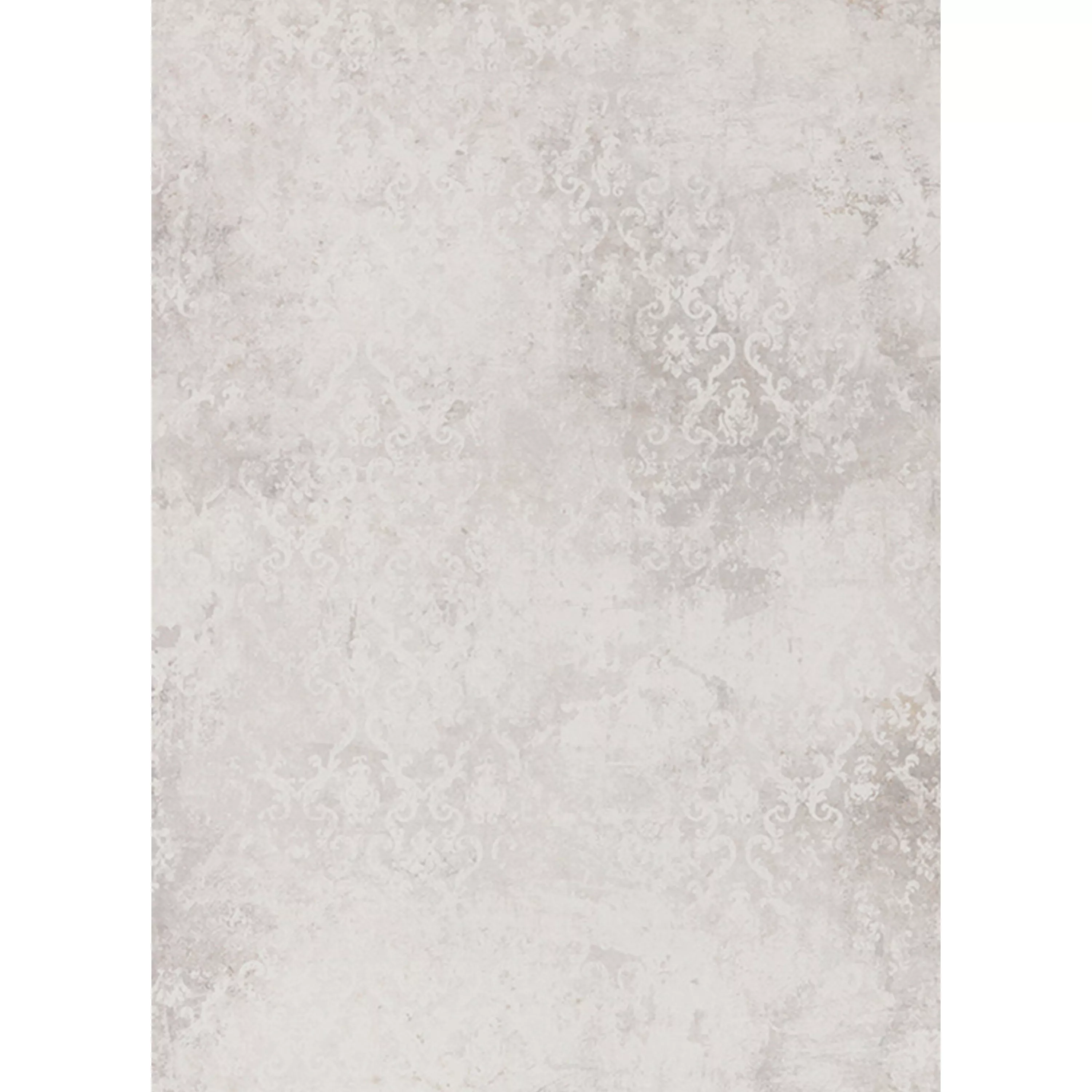 Bodenfliesen Poetic Steinoptik R10/A Weiß Decor 60x120cm