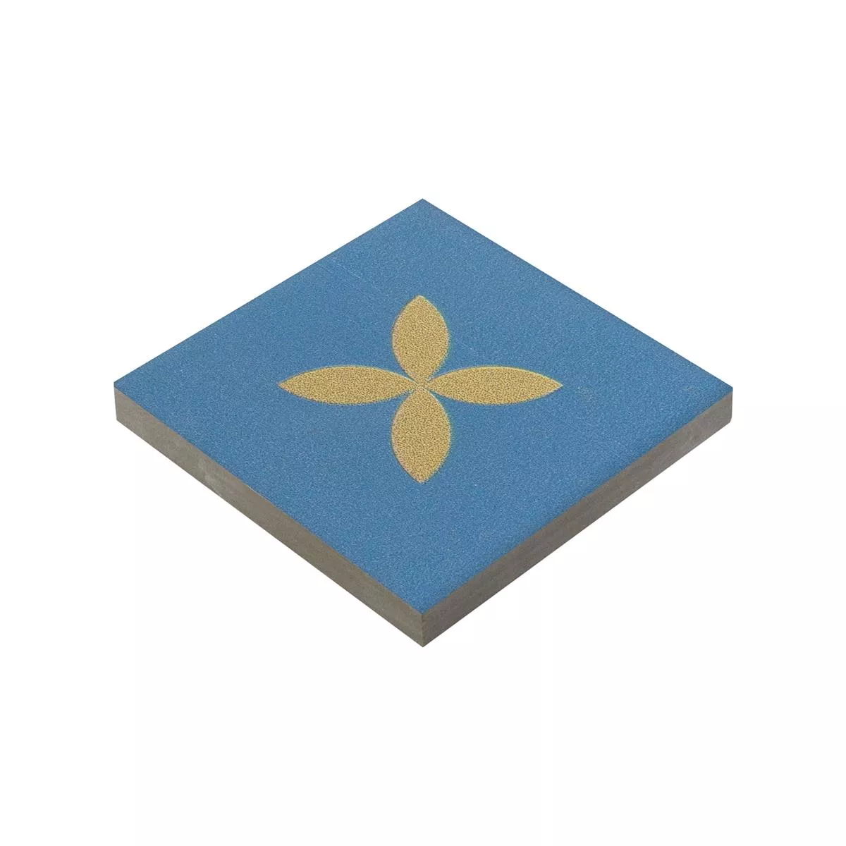 Grès Cérame Pleine Masse Carrelage Genexia Decor Ocre Rosone 4,6x4,6cm Grès Cérame Pleine Masse Carrelage Genexia Decor Ocre Rosone 4,6x4,6cm