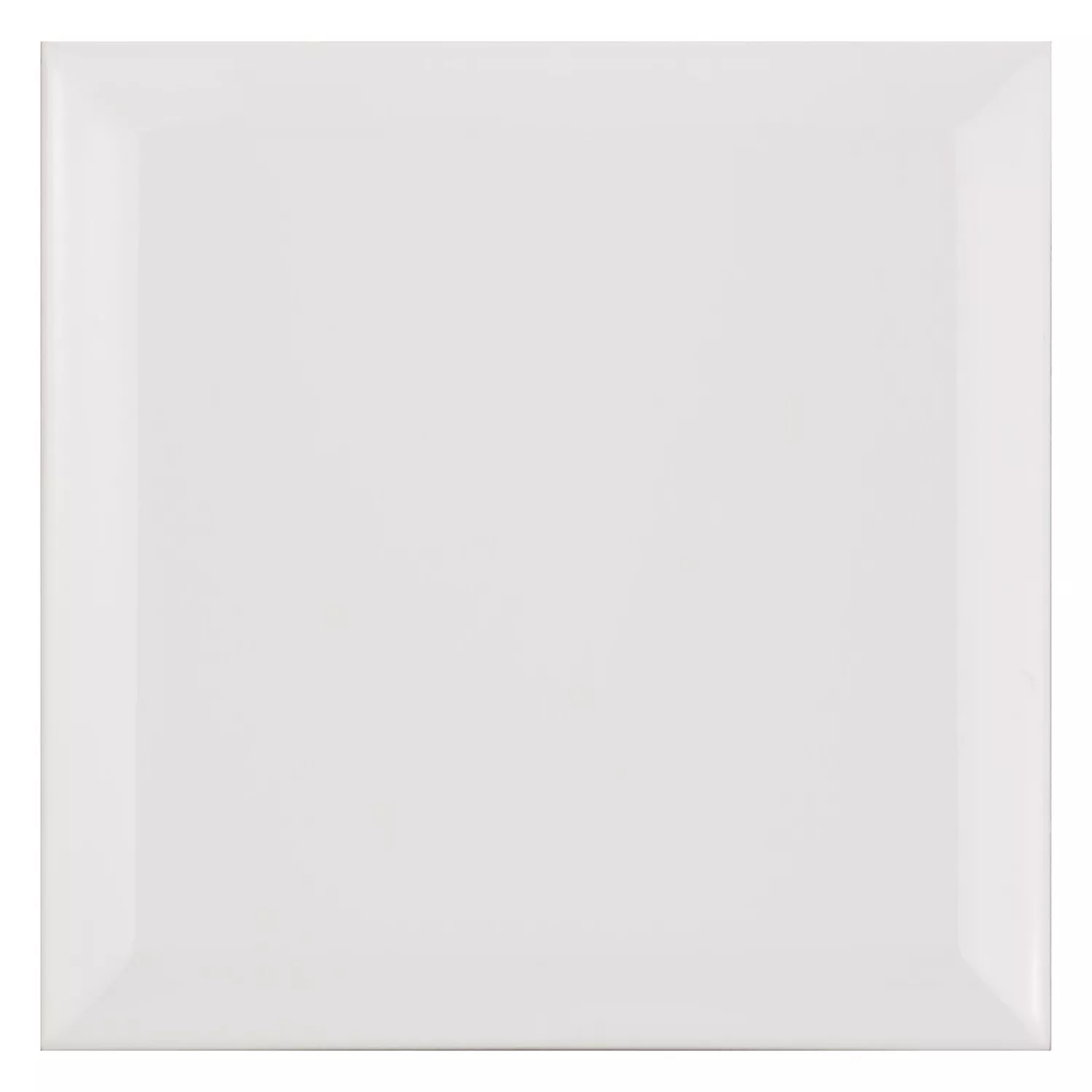 Metrofliese Weiß Matt 15x15 cm Facette Eris Blanco