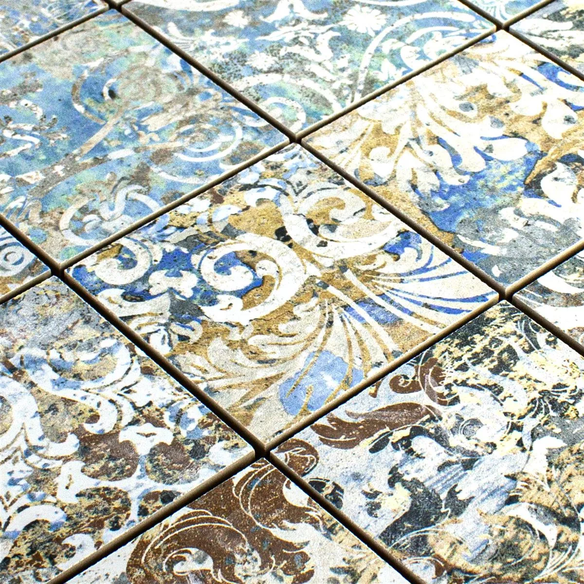 Échantillon Céramique Mosaïque Carrelage Patchwork Coloré