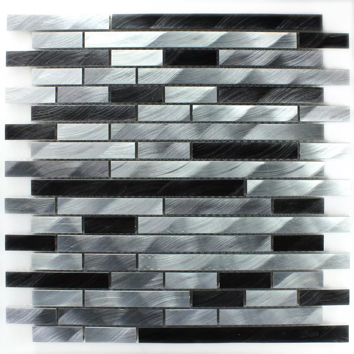 Mosaico Alluminio Metallo Sahara Argento Mix
