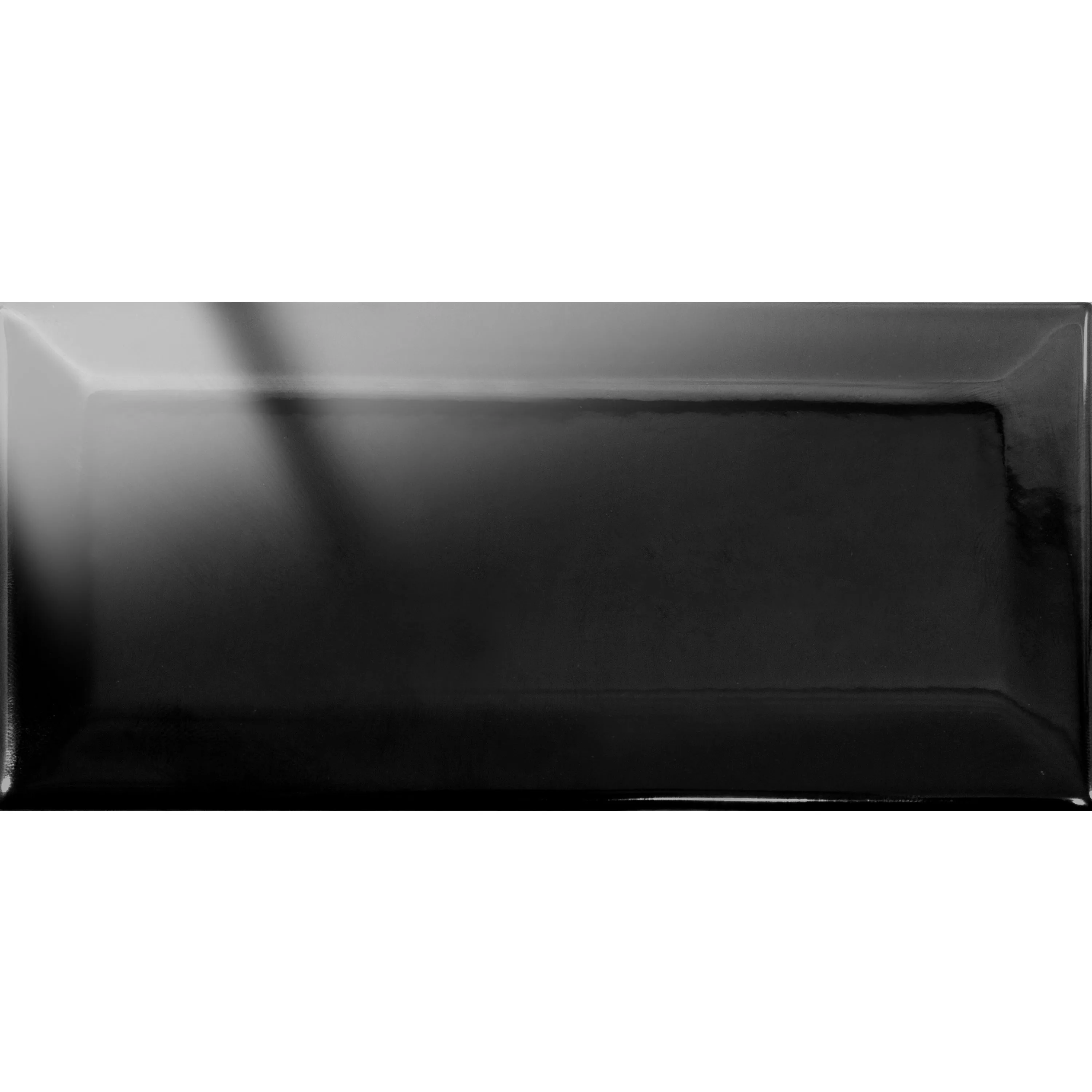 Metro Wandfliesen Heliopolis Facette Schwarz 7,5x15cm Metro Wandfliesen Heliopolis Facette Schwarz 7,5x15cm