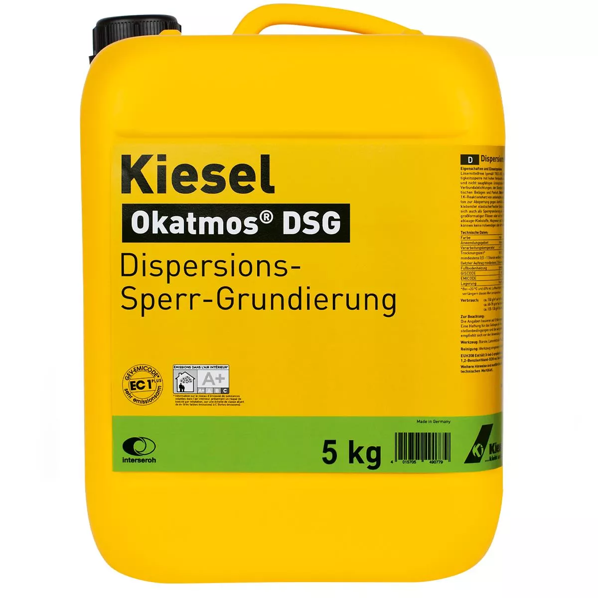 Dispersion Grundierung Kiesel Okatmos DSG 5 kg