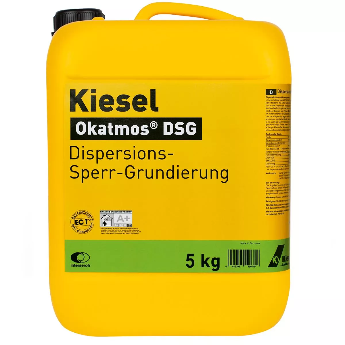 Dispersion Grundierung Kiesel Okatmos DSG 5 kg Dispersion Grundierung Kiesel Okatmos DSG 5 kg