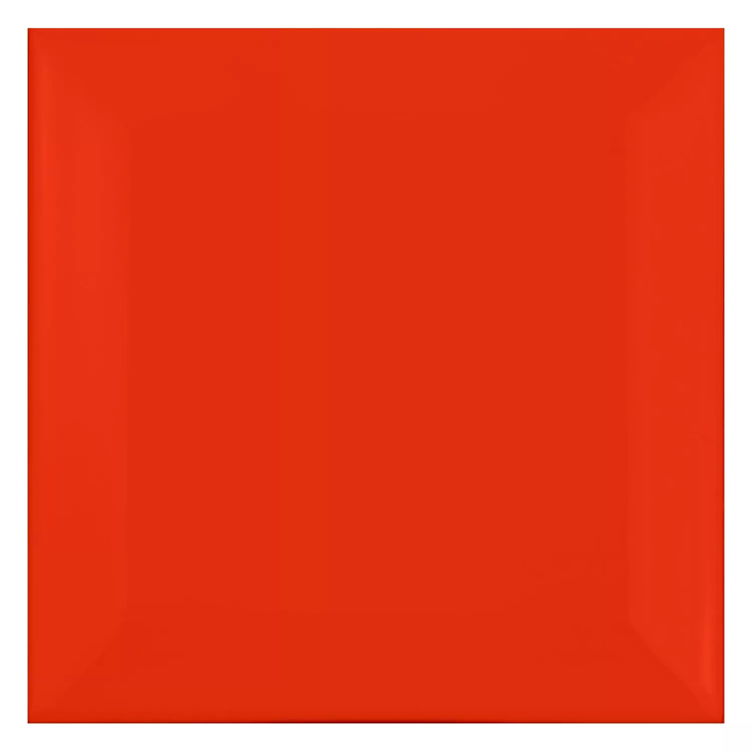 Metrofliese Rot Matt 10x10 cm Facette Catarina Rojo