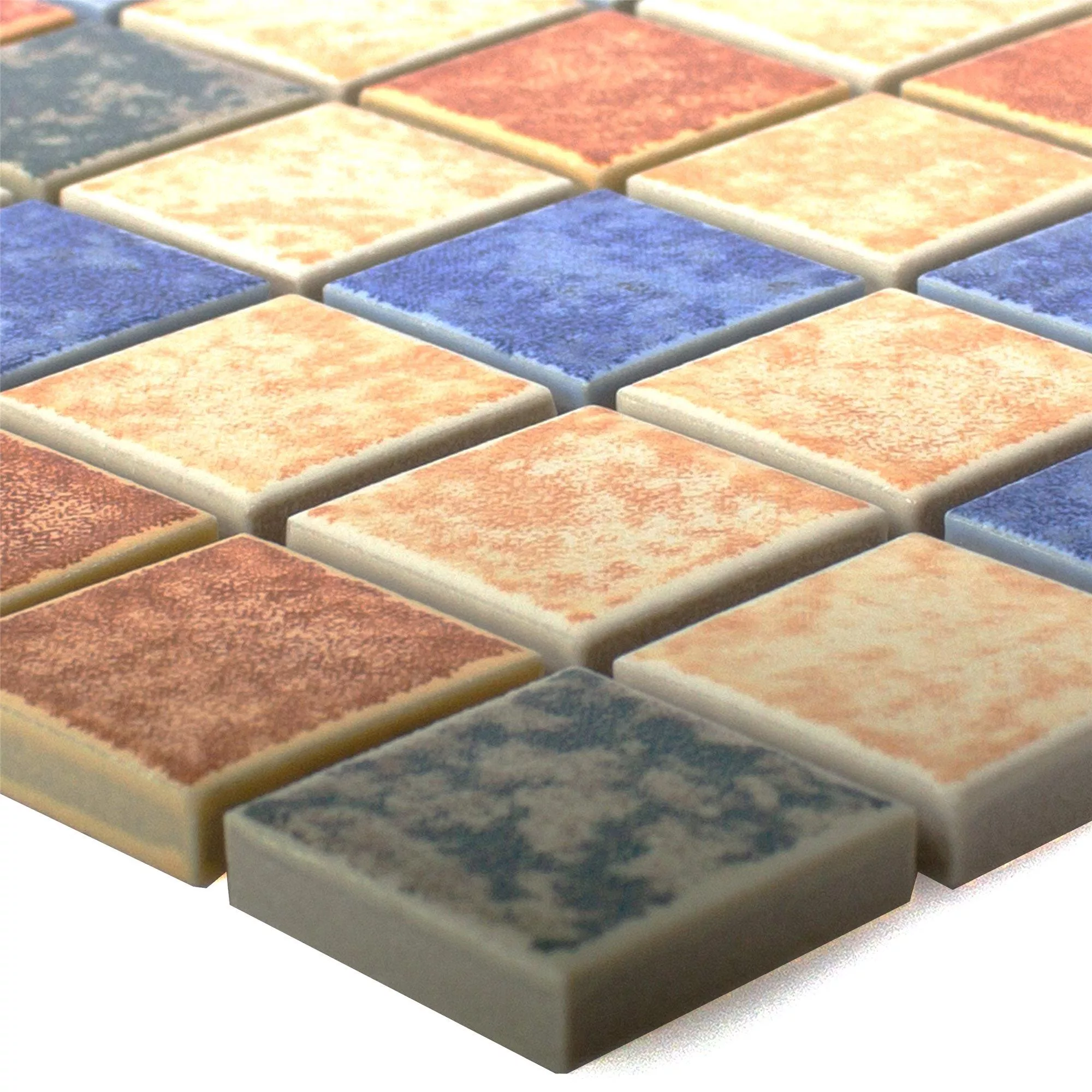 Muster von Keramik Mosaikfliesen Zotte Bunt Mix