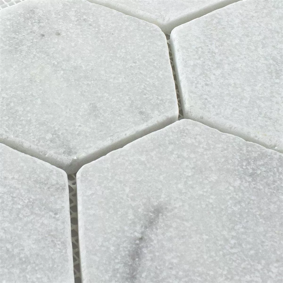 Marmo Pietra Naturale Mosaico Maracay Esagono White