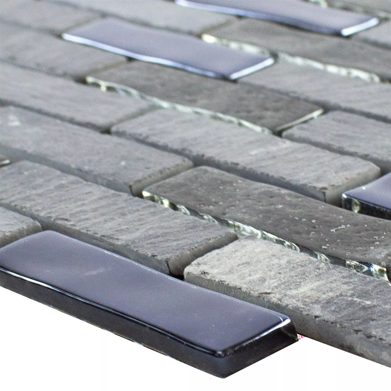 Glas Naturstein Mosaik Concetto Selbstklebend Schwarz Glas Naturstein Mosaik Concetto Selbstklebend Schwarz