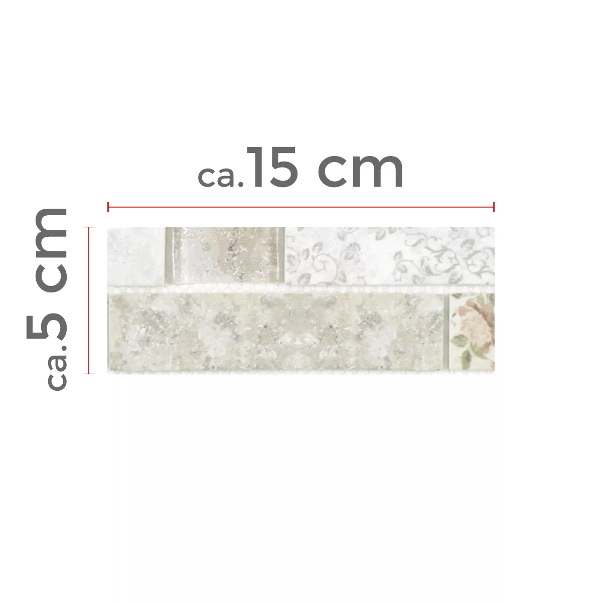 Muster von Glasmosaik Fliesen Lyonel Shalom Brick Muster von Glasmosaik Fliesen Lyonel Shalom Brick