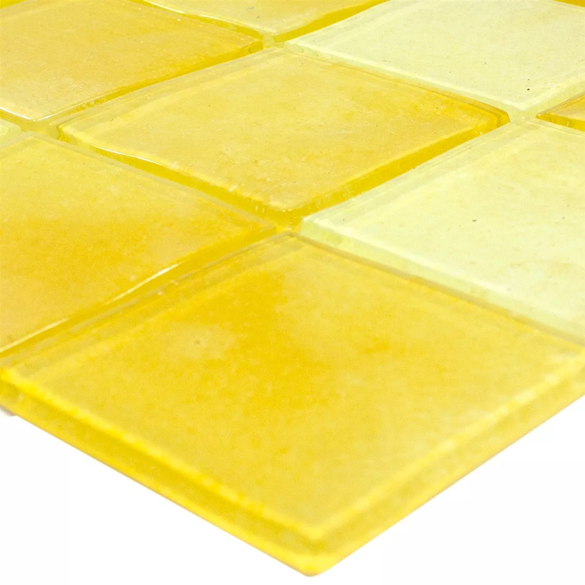 Glasmosaik Argos Gelb 48x48x4 mm