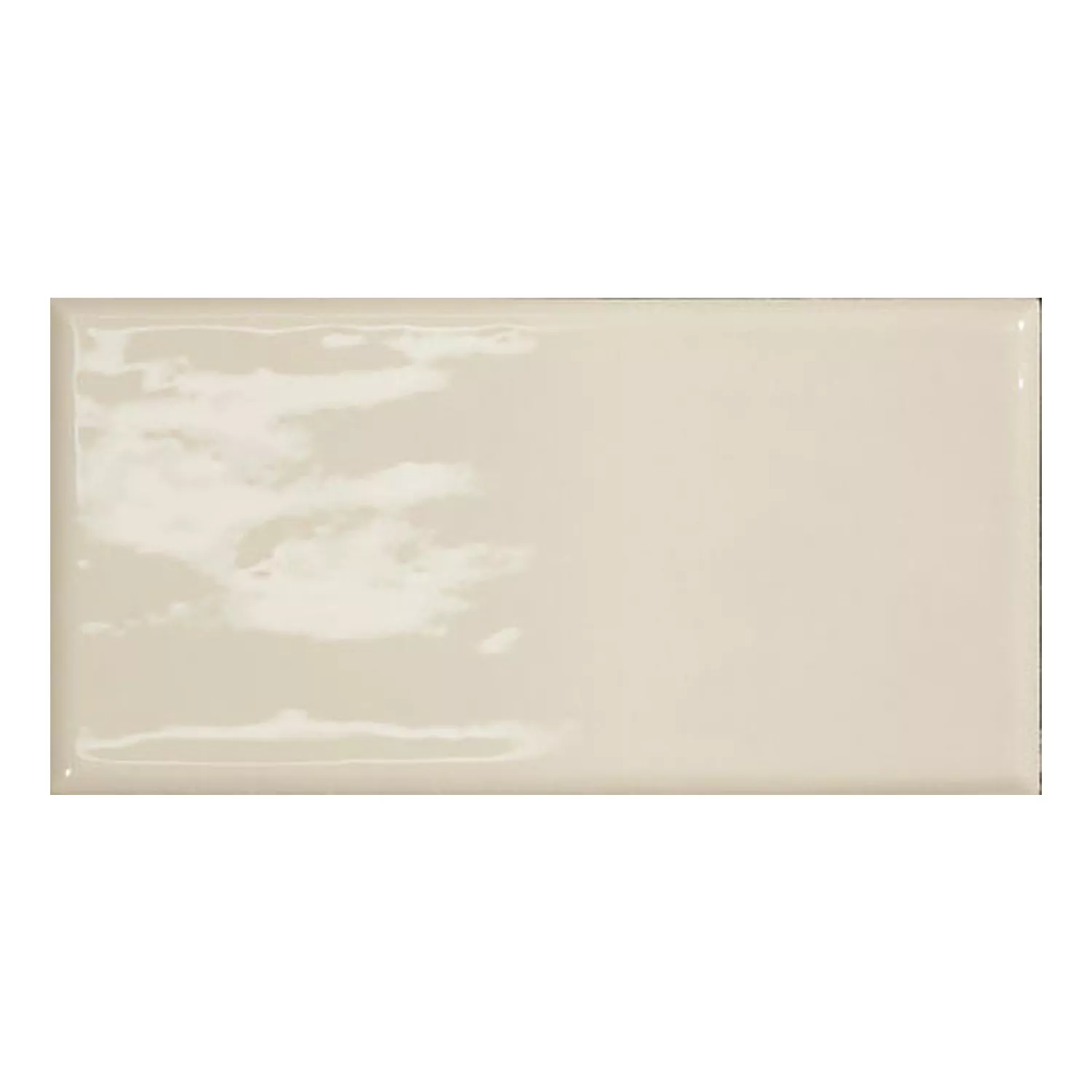 Calissi Gris Brillant Rustique 7,5x15 cm Light Grey