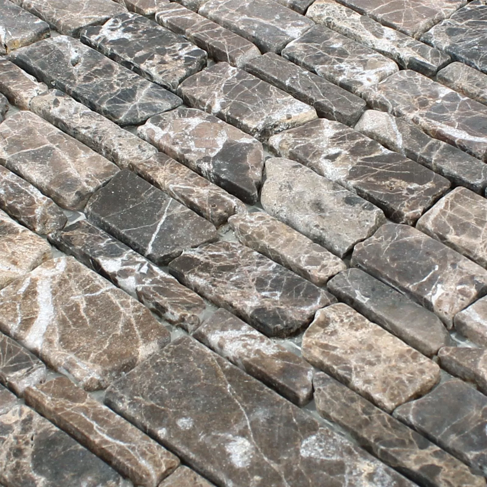 Mosaico Marmo Havel Brick Castanao