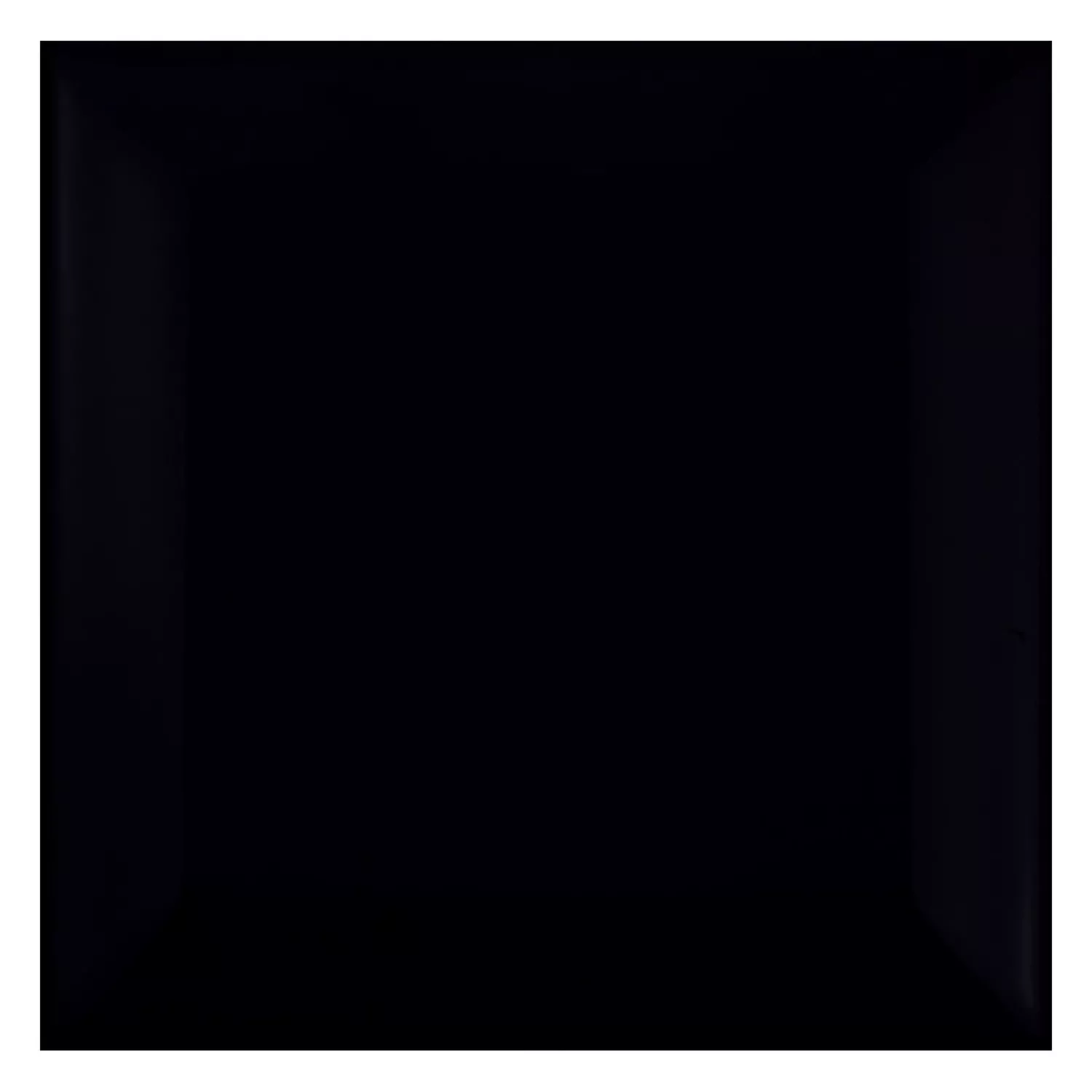 Piastrella metropolitana Nero Opaco 10x10 cm Sfaccettatura Catarina Negro