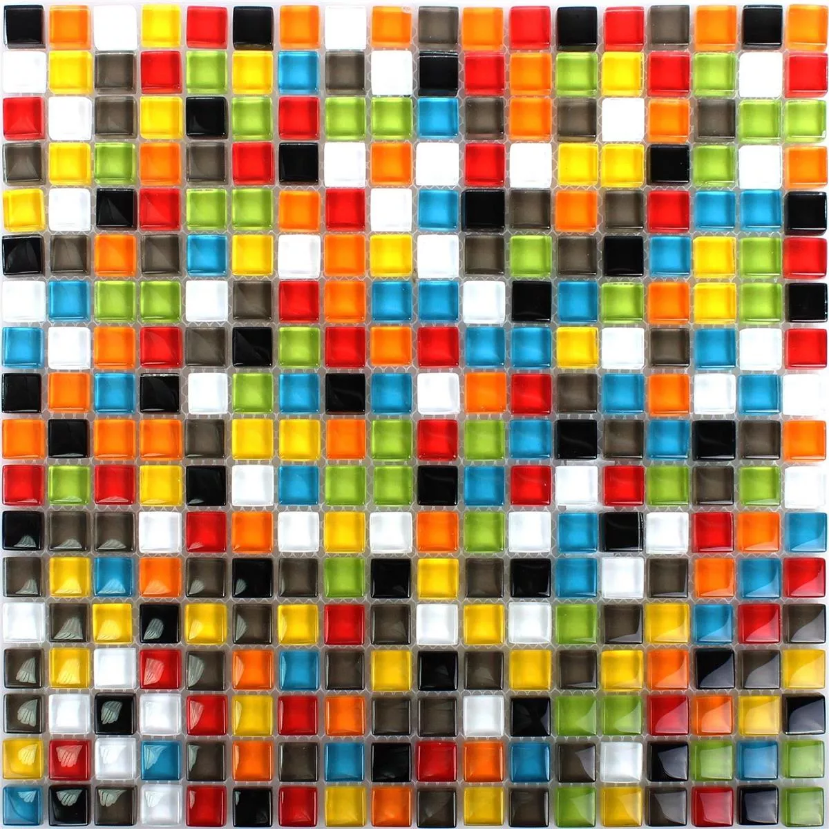 Mosaico Di Vetro Piastrelle Nostalgie Colorato Mix