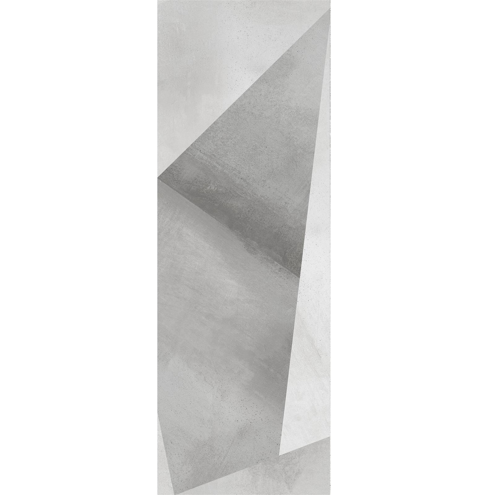 Wandfliesen Queens Rektifiziert Weiß Dekor 5 30x90cm