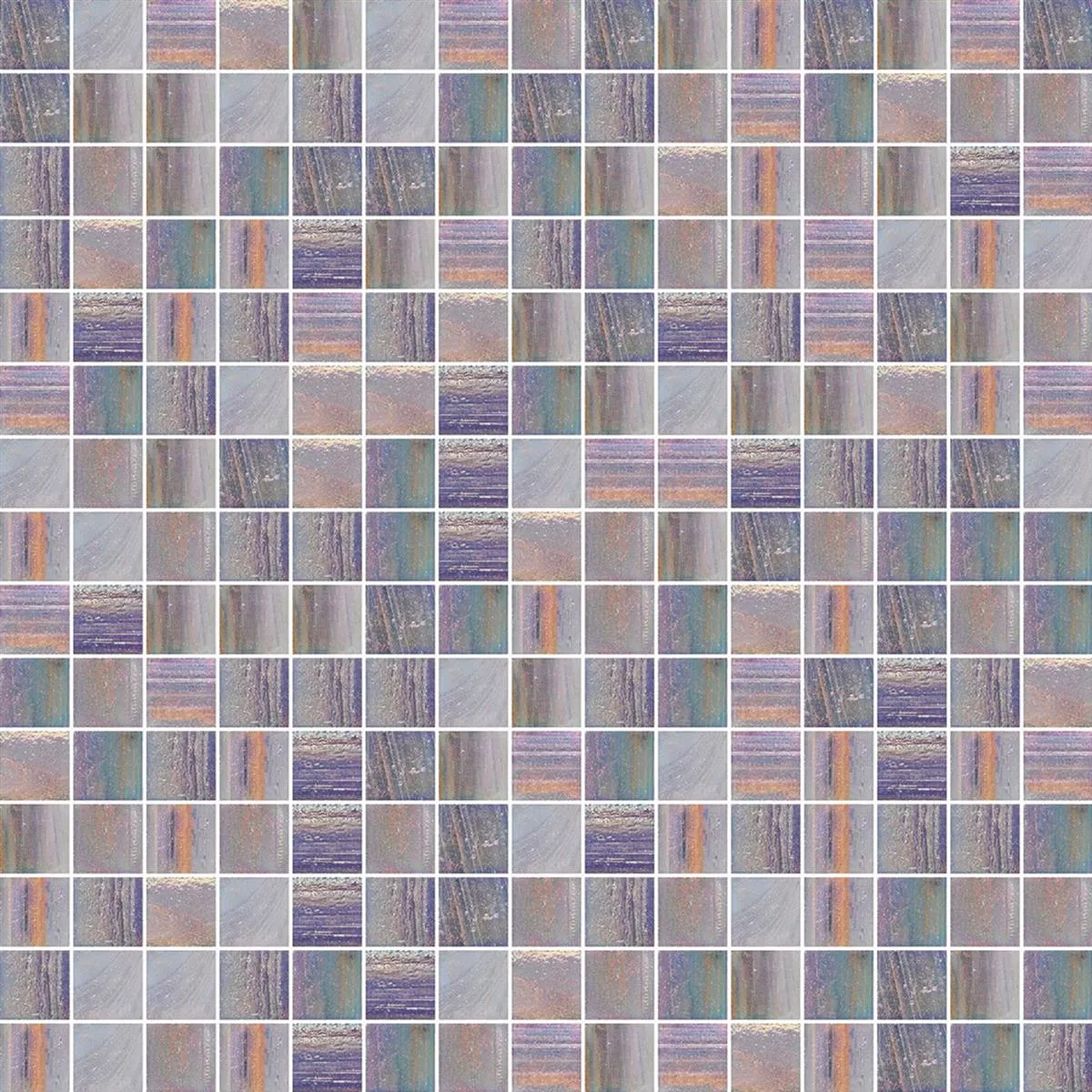 Mosaïque En Verre Carrelage Trend-Vi 824 Shining 20x20 mm