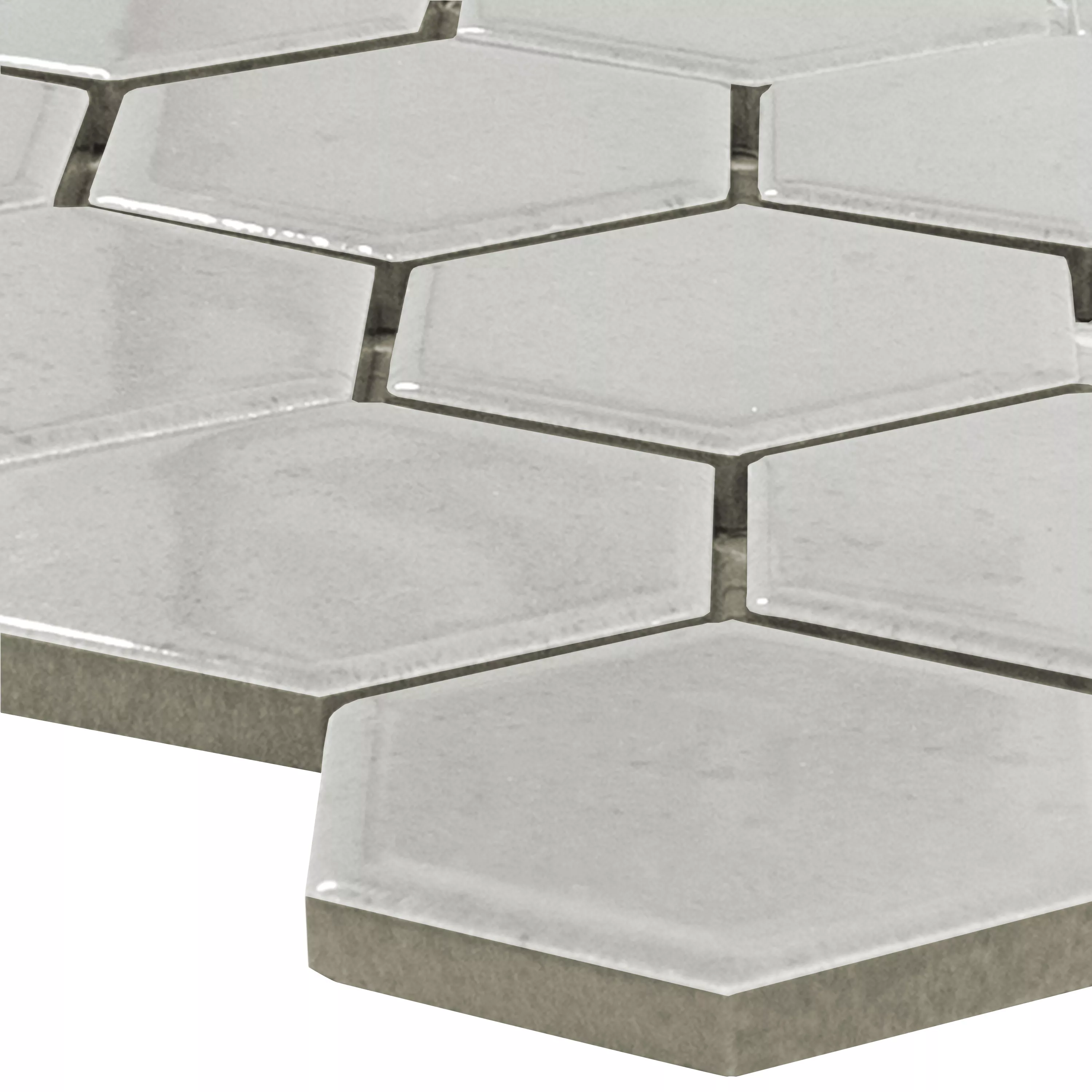 Keramik Mosaikfliesen Eldertown Hexagon Weiß Keramik Mosaikfliesen Eldertown Hexagon Weiß