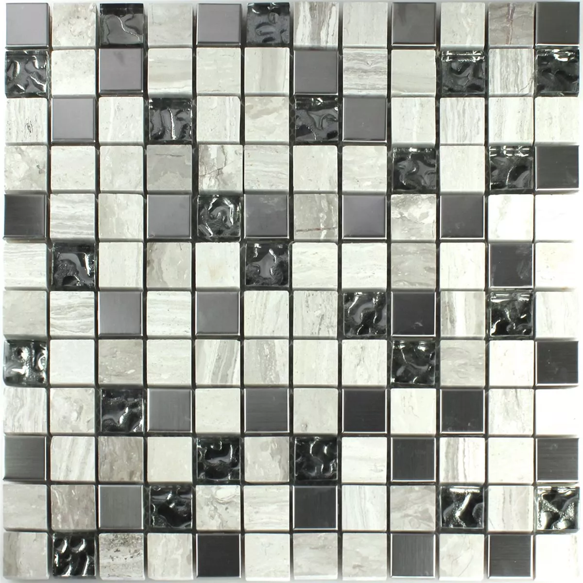 Mosaikfliesen Glas Sandstein Edelstahl Grau Mosaikfliesen Glas Sandstein Edelstahl Grau