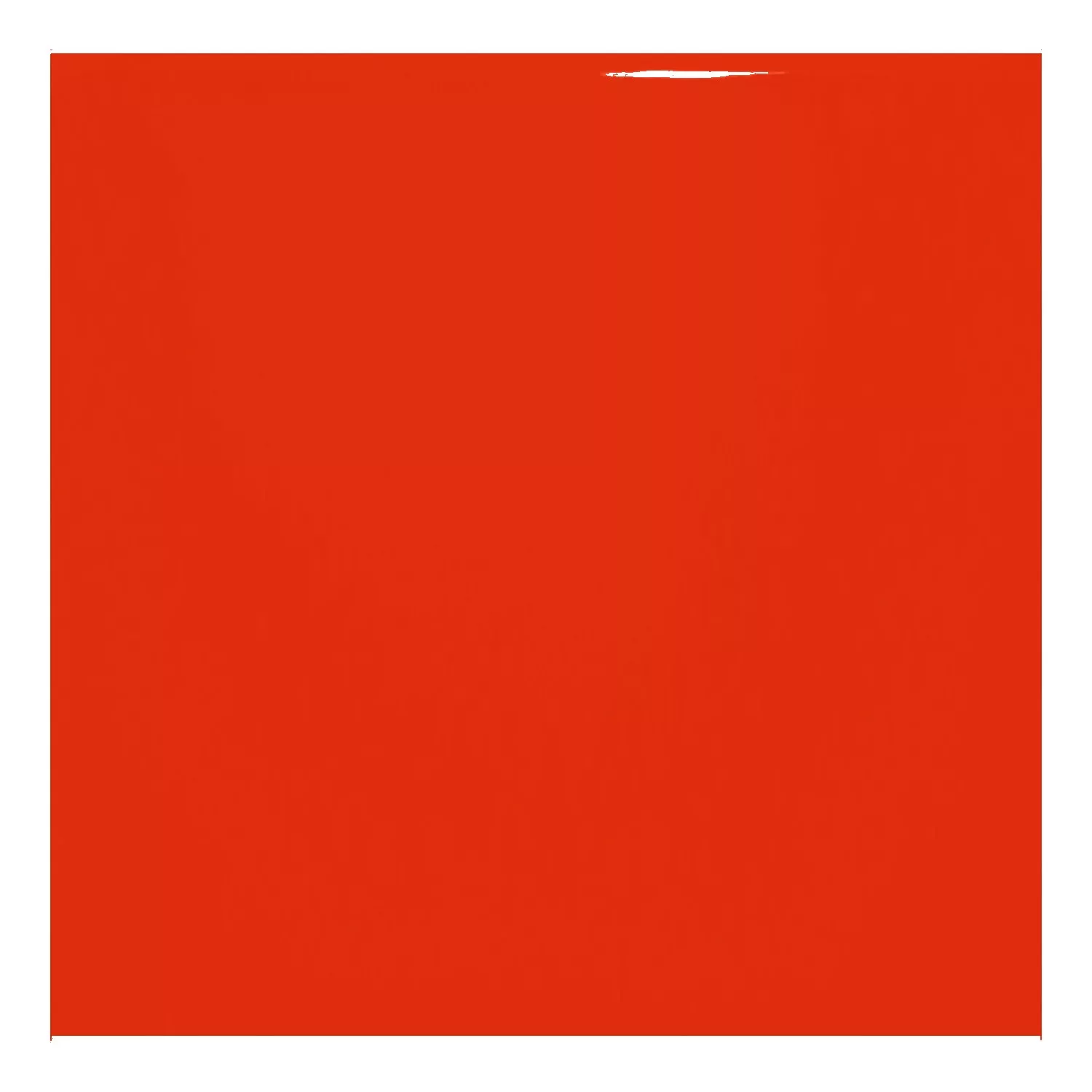 Metrofliese Rot Glänzend 10x10 cm Ohne Facette Freyburg Rojo
