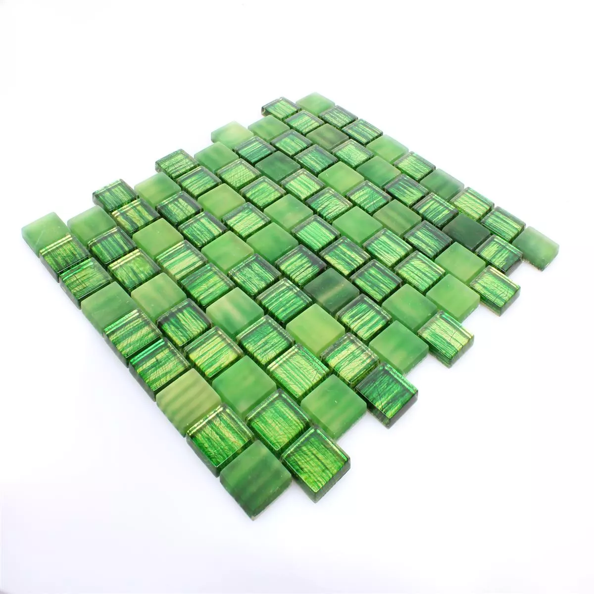 Glasmosaik Fliesen Lanzarote Grün