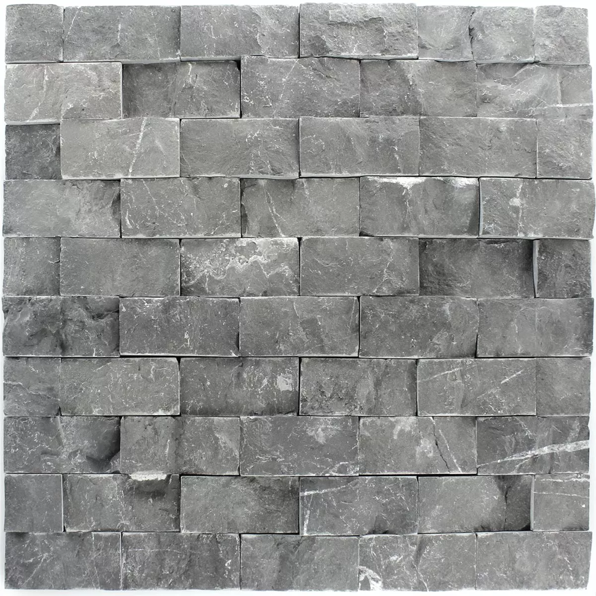 Échantillon Mosaïque Ardoise Bricks Anthracite