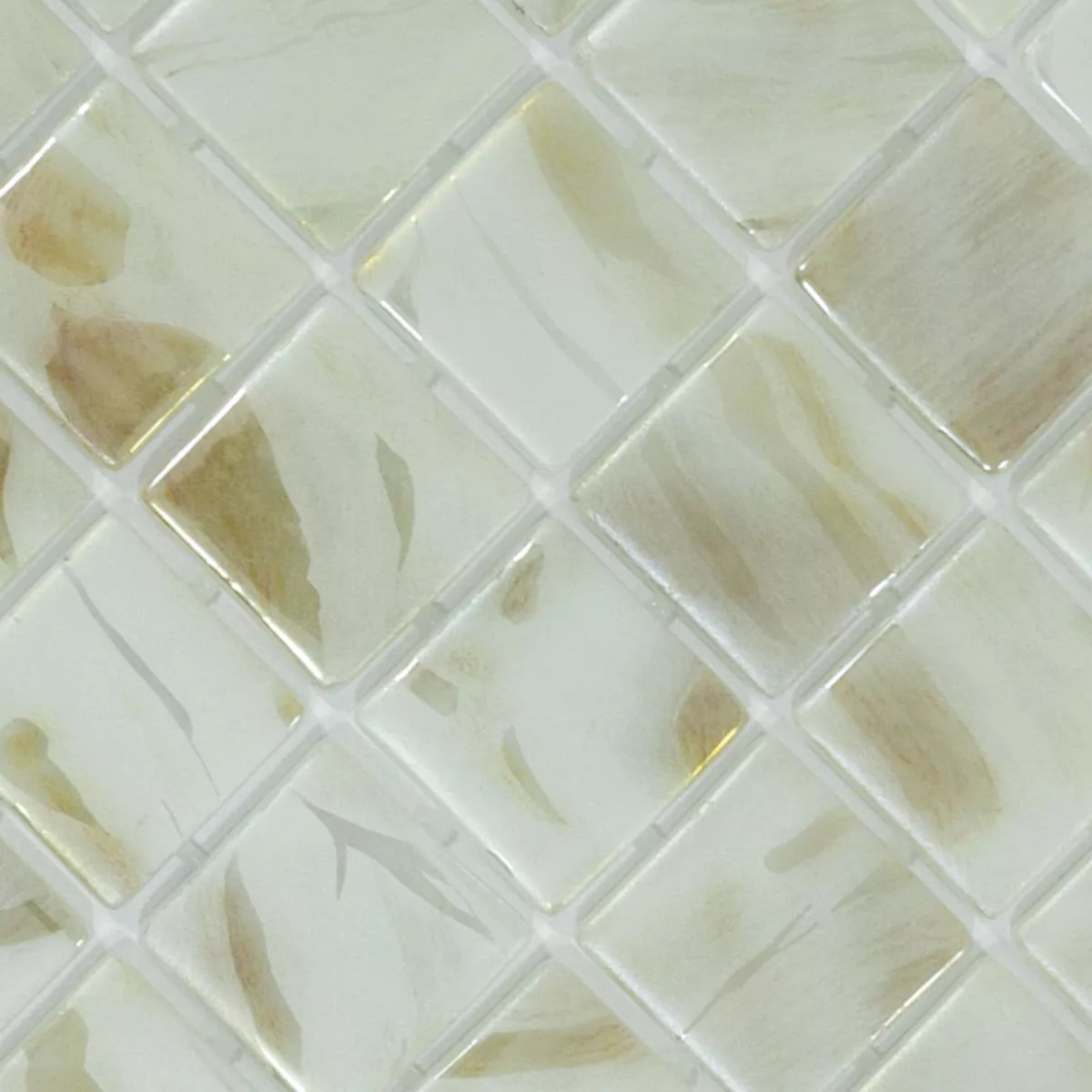 Vetro Piscina Mosaico Alassio Beige 38