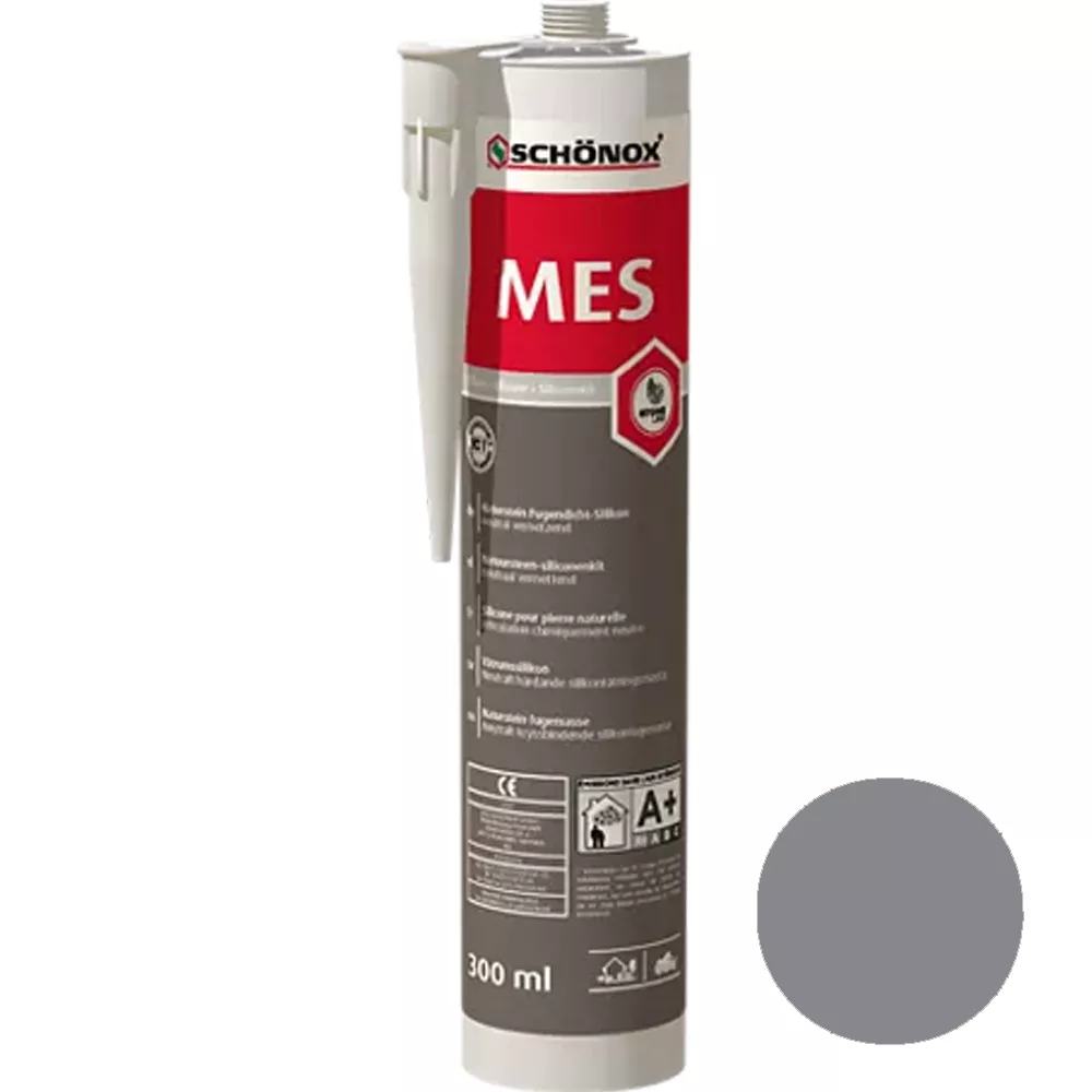 Schönox MES Marmor Fugendicht Silikon Platingrau 300ml Schönox MES Marmor Fugendicht Silikon Platingrau 300ml